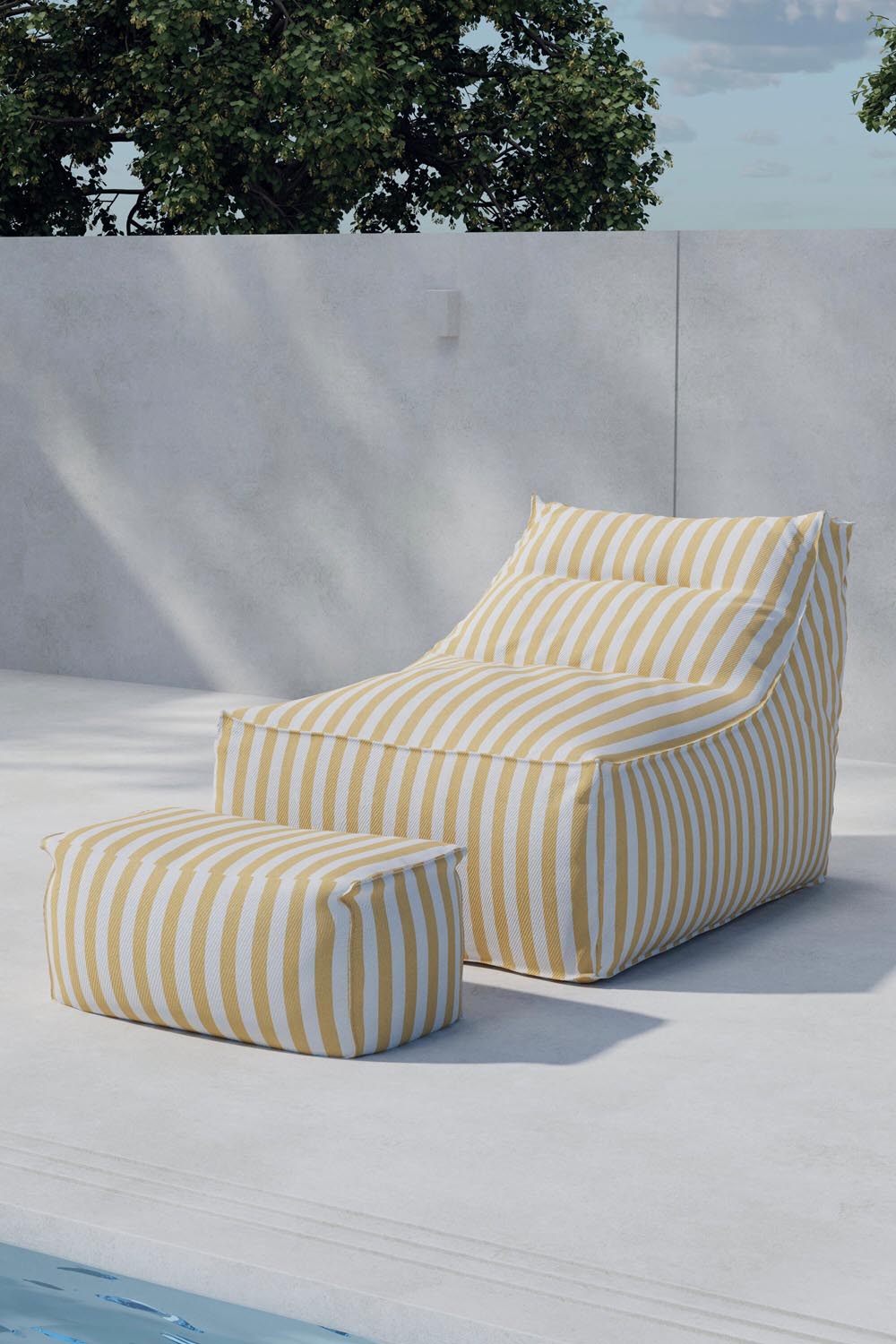 Redang Loungestuhl in Gelb präsentiert im Onlineshop von KAQTU Design AG. Outdoor-Sessel ist von Venture Home
