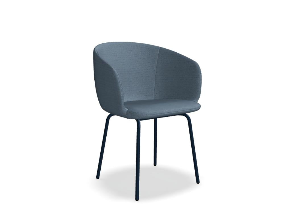 Grace GRP5 - Stuhl 4-Bein-Gestell in präsentiert im Onlineshop von KAQTU Design AG. Drehstuhl ist von Mdd