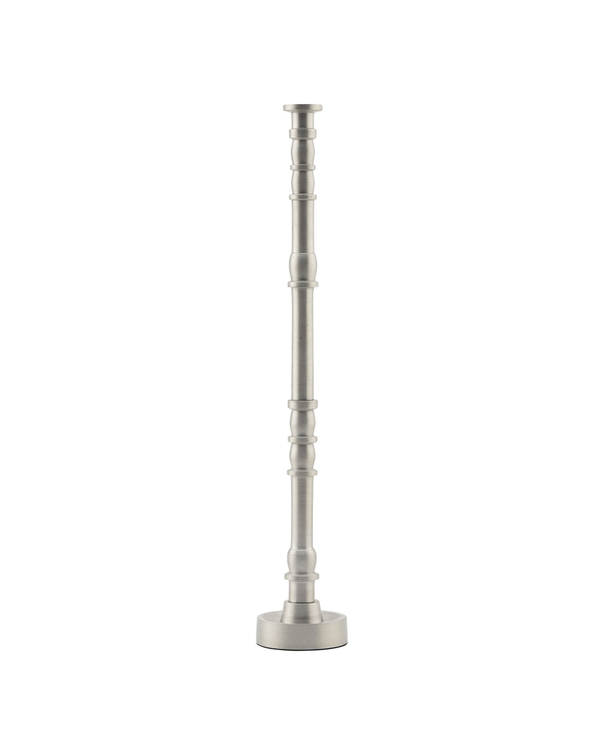 Kerzenständer, Jersey in Silber oxidiert präsentiert im Onlineshop von KAQTU Design AG. Einzelleuchter ist von House Doctor