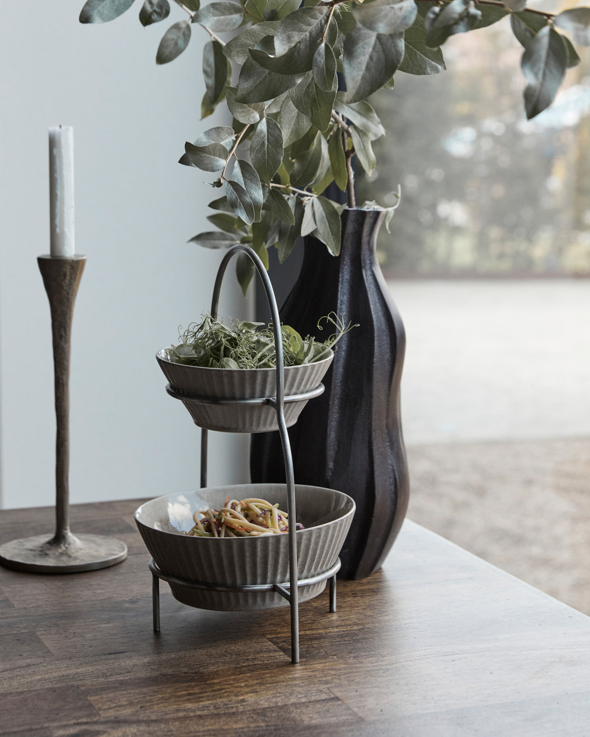 Tellerständer, HDSana, Silber-Finish in Silber-Finish präsentiert im Onlineshop von KAQTU Design AG. Teller ist von House Doctor