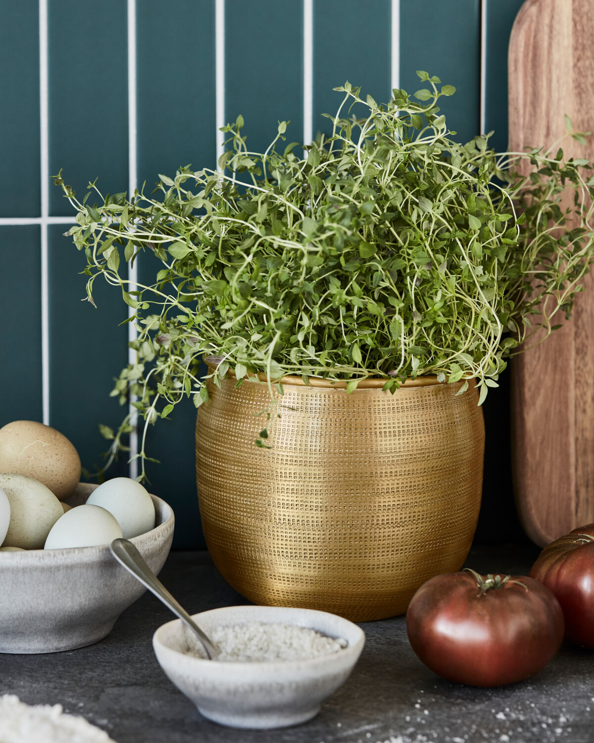 Blumentopf, HDSpot, Gold in Gold präsentiert im Onlineshop von KAQTU Design AG. Blumentopf ist von House Doctor