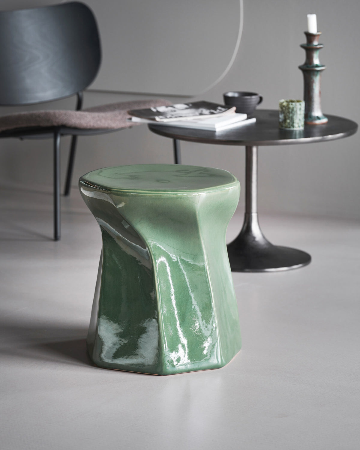 Hocker, HDLapo, Grün in Grün präsentiert im Onlineshop von KAQTU Design AG. Hocker ist von House Doctor