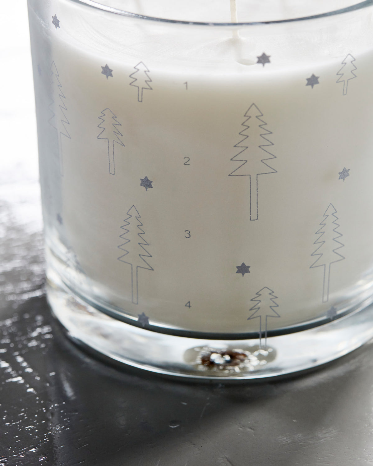 Kerze im Glas, Advent in Silber präsentiert im Onlineshop von KAQTU Design AG. Kerzen ist von House Doctor