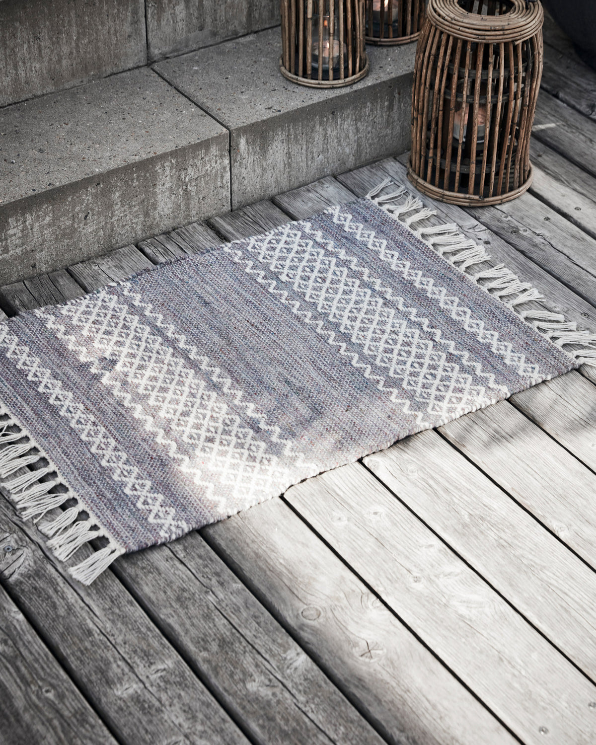 Teppich, Ciero in Hellgrau präsentiert im Onlineshop von KAQTU Design AG. Teppich ist von House Doctor
