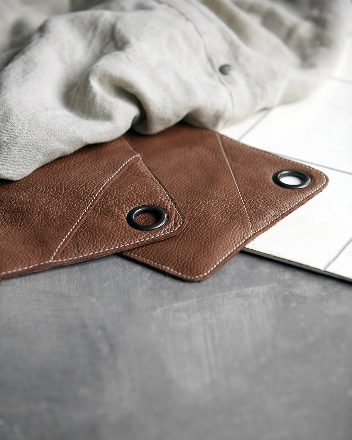 Topflappen, Square in Braun präsentiert im Onlineshop von KAQTU Design AG. Geschirrtuch ist von House Doctor