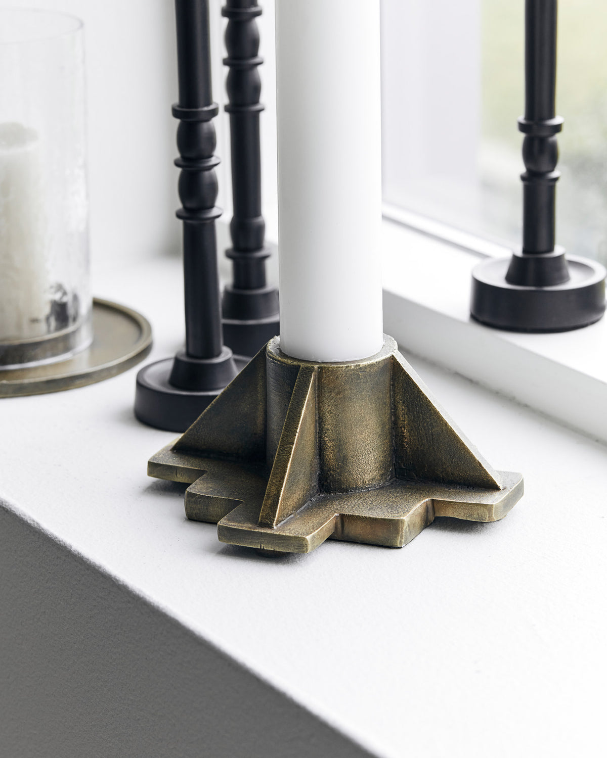Kerzenständer, Castle in Antikes Messing präsentiert im Onlineshop von KAQTU Design AG. Kerzenständer ist von House Doctor