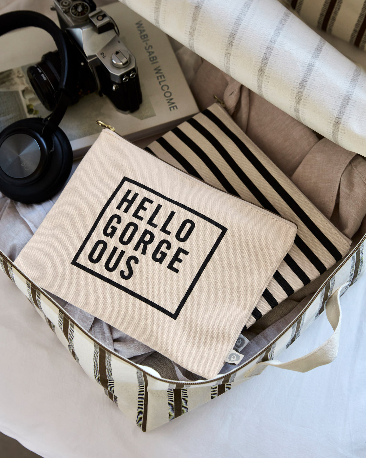Kupplung, HDCanva, Schwarz,Off-White in Schwarz, Off-White präsentiert im Onlineshop von KAQTU Design AG. Weihnachtszubehör ist von House Doctor