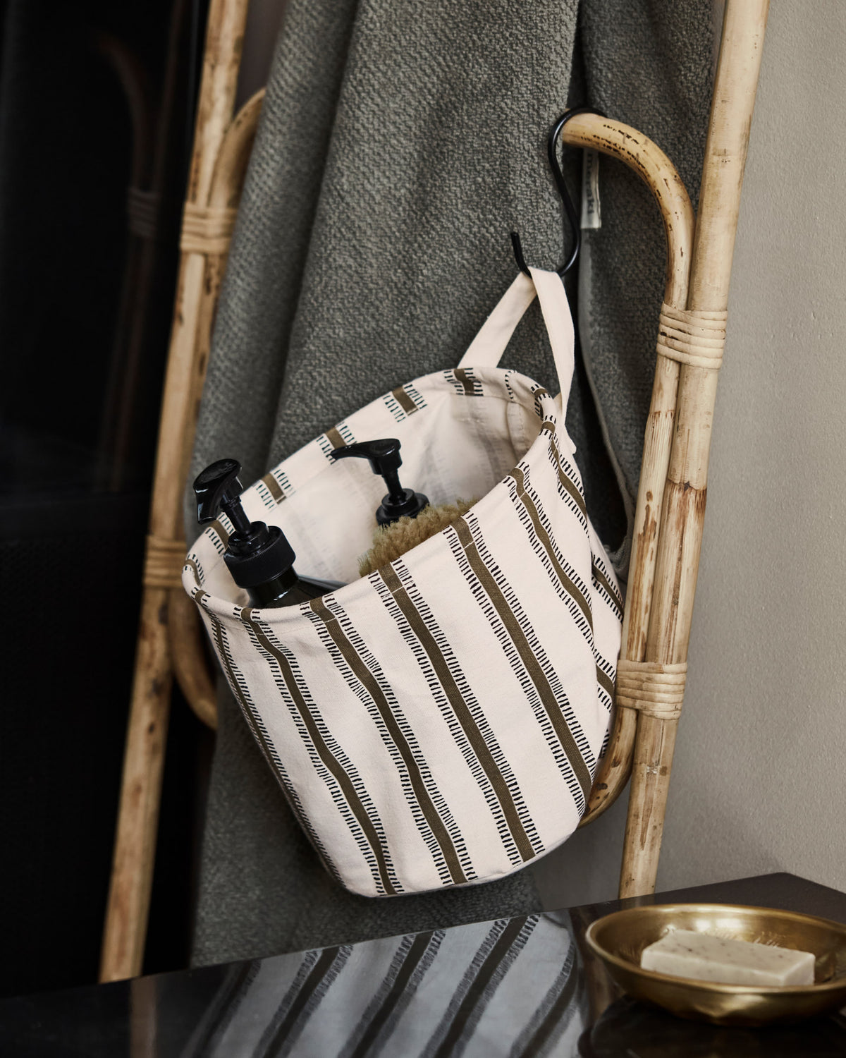 Aufbewahrungskorb, HDVibes, Hellbraun in Hellbraun präsentiert im Onlineshop von KAQTU Design AG. Aufbewahrungskorb ist von House Doctor