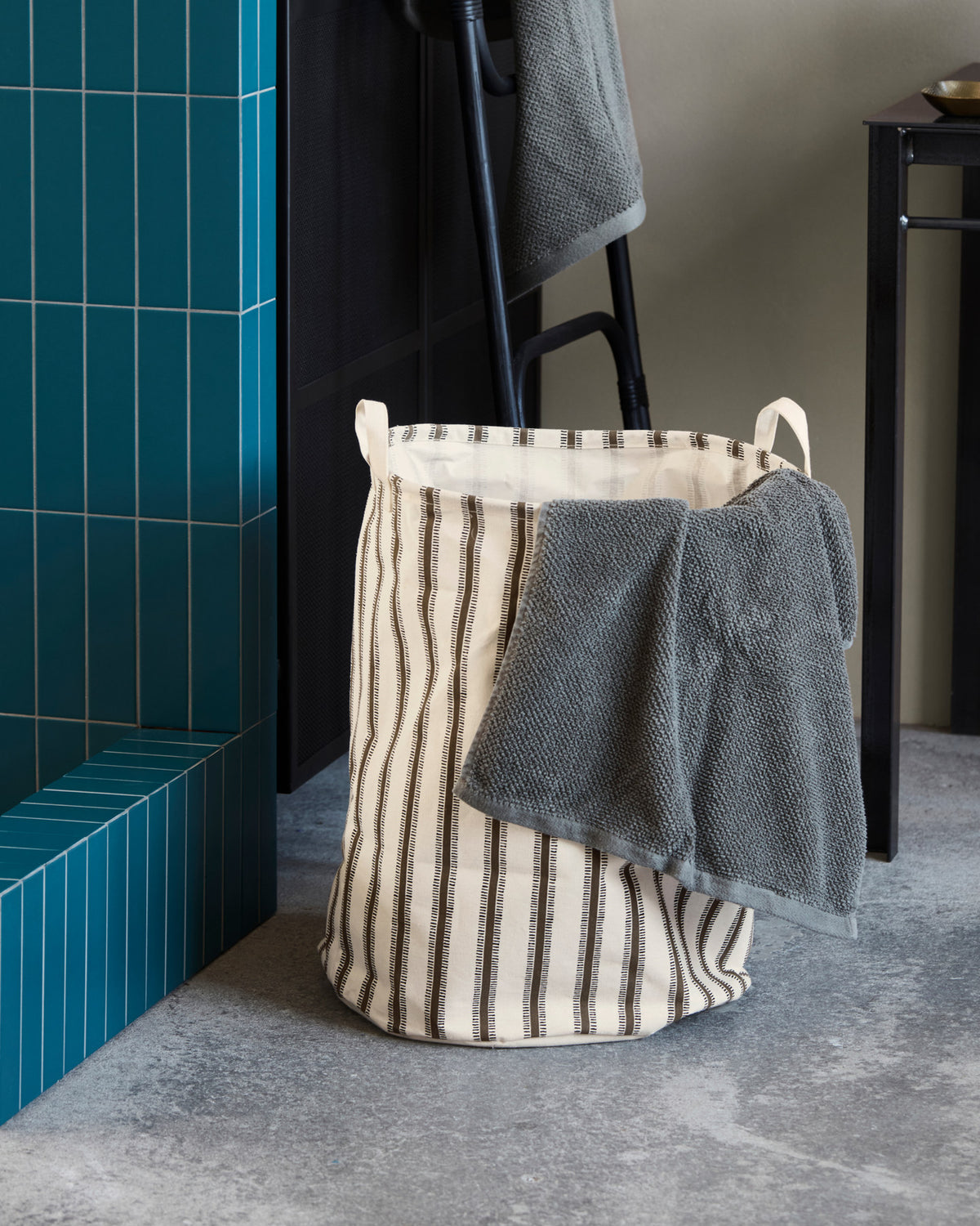 Wäschesack, HDVibes, Hellbraun in Hellbraun präsentiert im Onlineshop von KAQTU Design AG. Wäschekorb ist von House Doctor