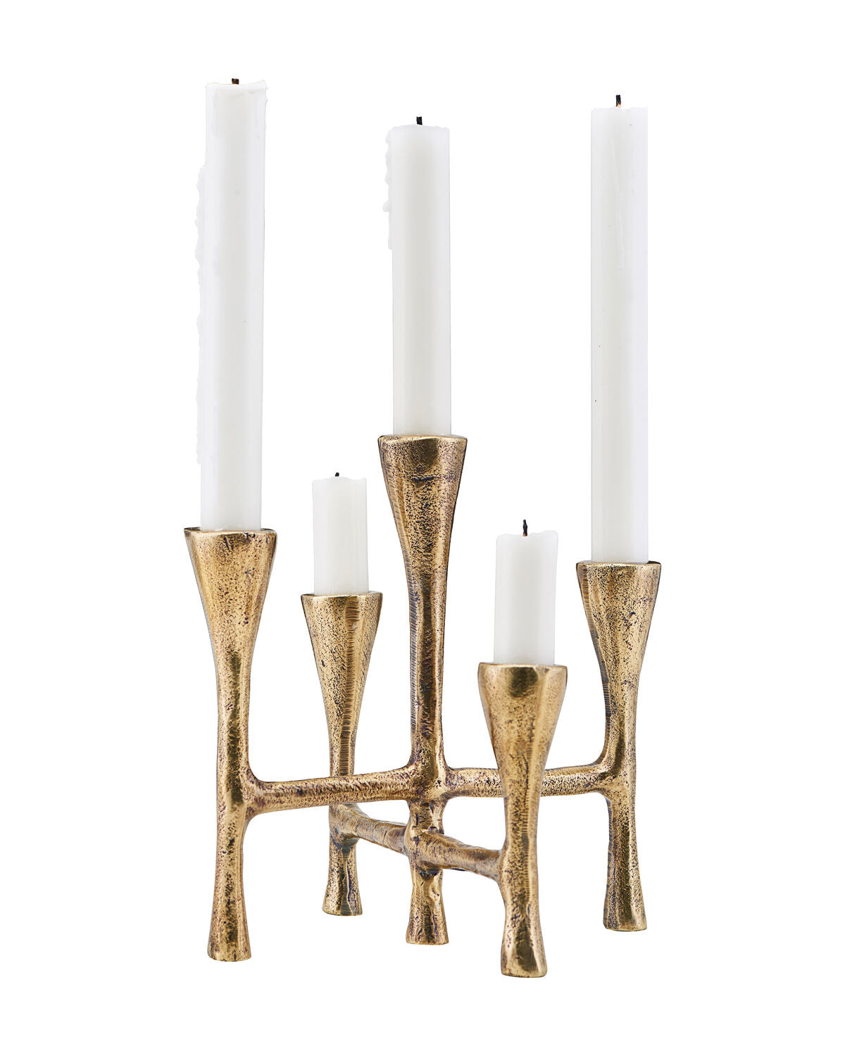 Kerzenständer, Tristy in Messing-finish präsentiert im Onlineshop von KAQTU Design AG. Kerzenständer ist von House Doctor