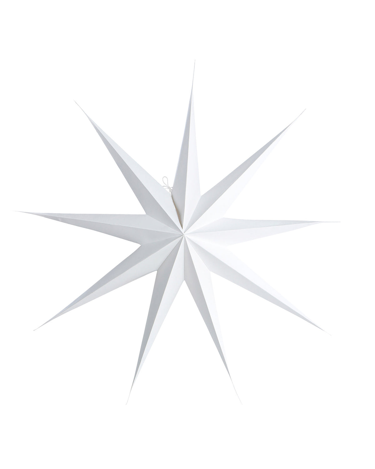 Stern, 9 Point in Weiss präsentiert im Onlineshop von KAQTU Design AG. Weihnachtszubehör ist von House Doctor