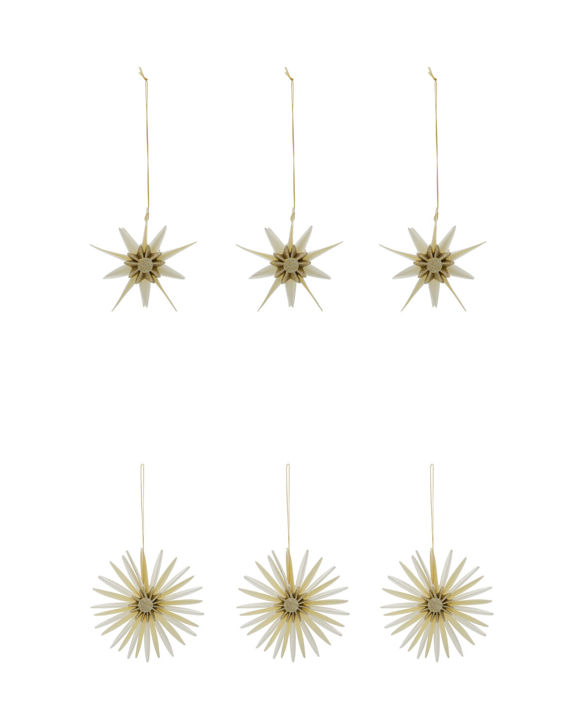 Ornamente, HDStari, Off-White;Champagner in Off-White, Champagner präsentiert im Onlineshop von KAQTU Design AG. Weihnachtszubehör ist von House Doctor
