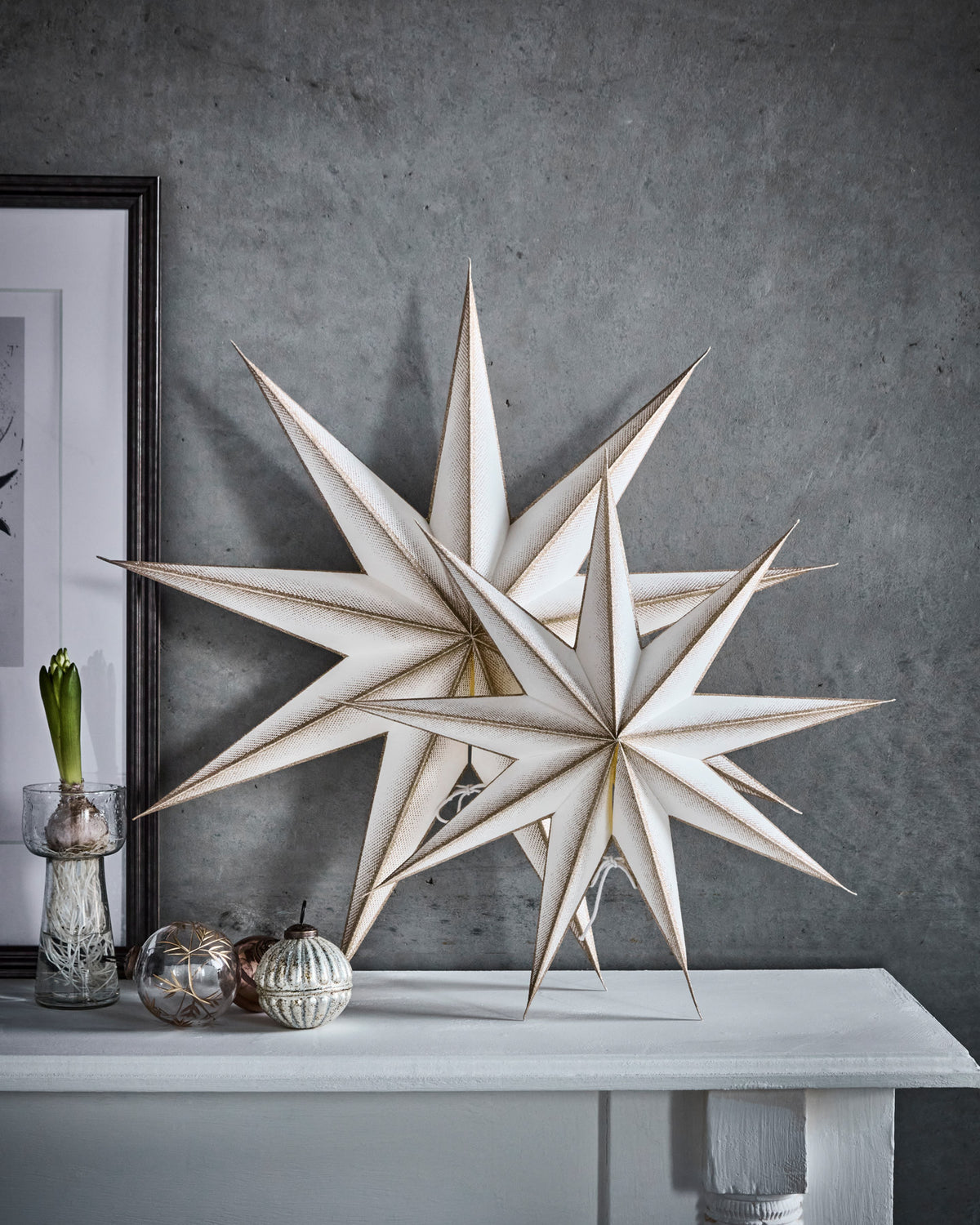 Stern, HD9 Point, Off-White;Champagner in Off-White, Champagner präsentiert im Onlineshop von KAQTU Design AG. Weihnachtszubehör ist von House Doctor
