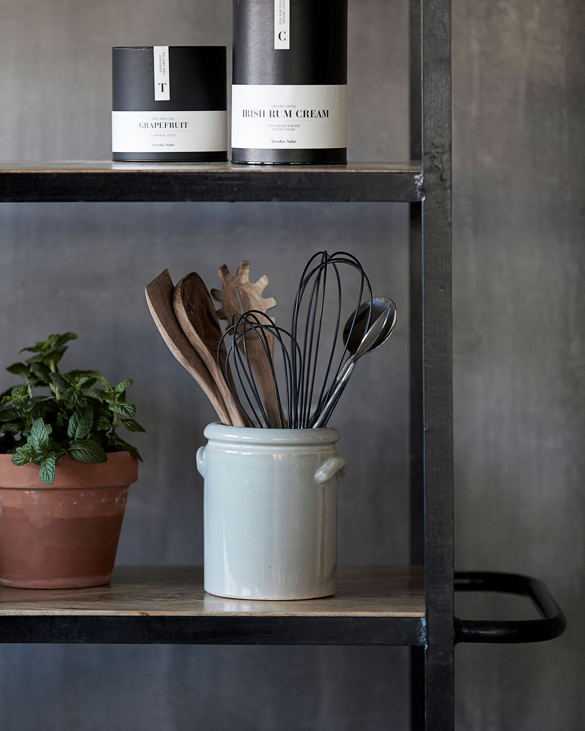 Salatbesteck, Style in Silber präsentiert im Onlineshop von KAQTU Design AG. Salatzubehör ist von House Doctor