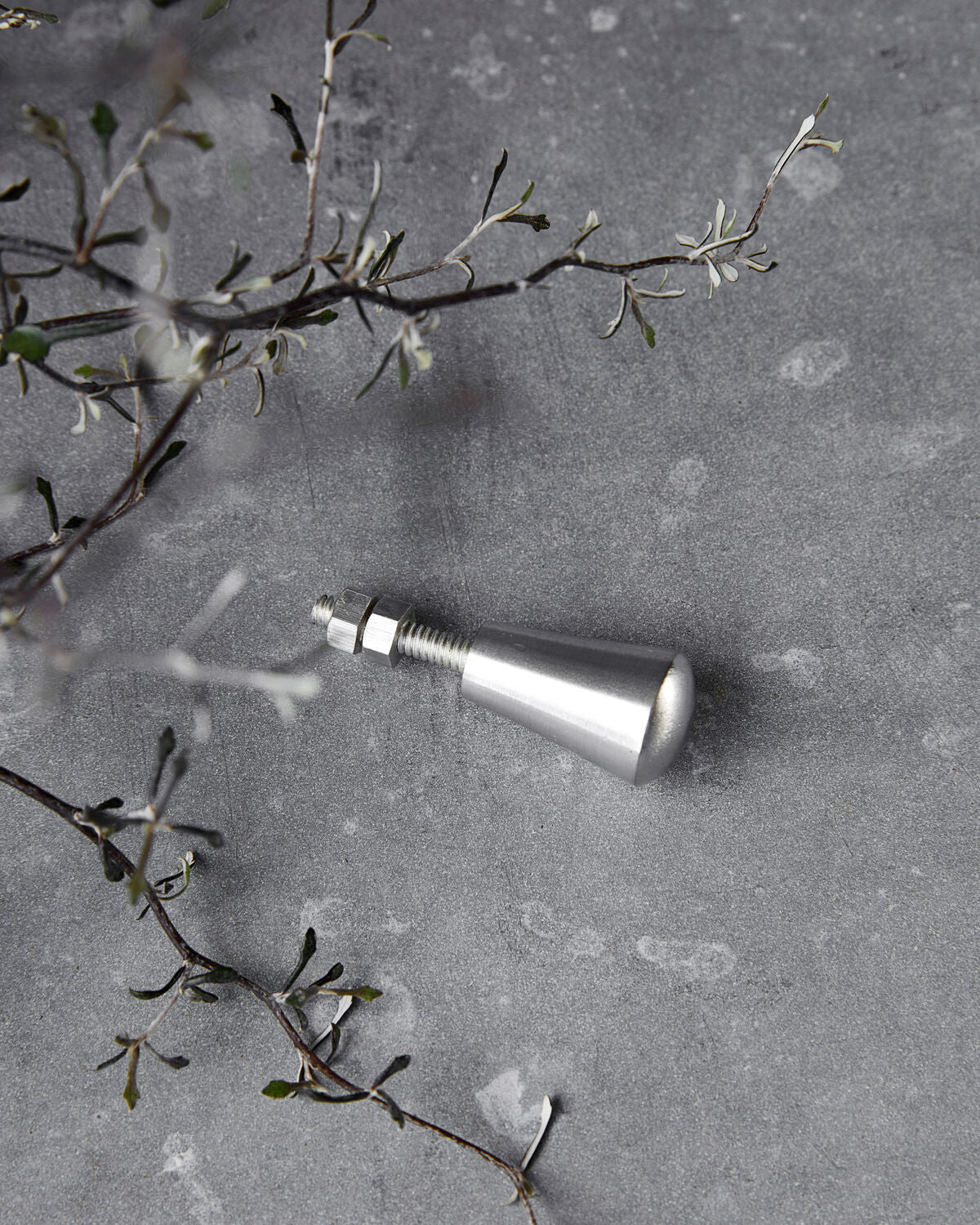 Knauf in Silber präsentiert im Onlineshop von KAQTU Design AG. Kleiderhaken ist von House Doctor