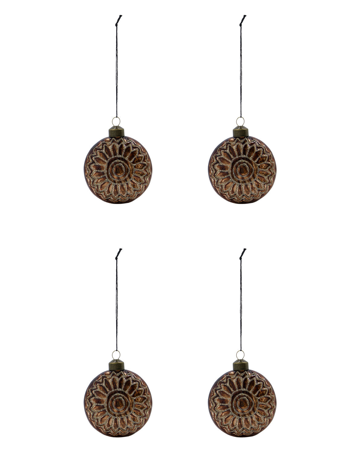 Ornamente, HDCirculo, Braun in Braun präsentiert im Onlineshop von KAQTU Design AG. Weihnachtszubehör ist von House Doctor