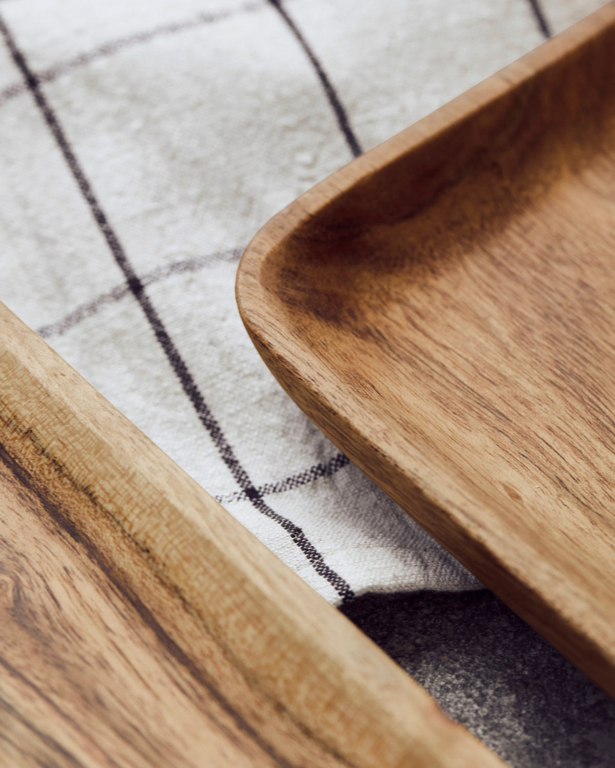 Tabletts, HDWood, Natur in Natur präsentiert im Onlineshop von KAQTU Design AG. Tablett ist von House Doctor