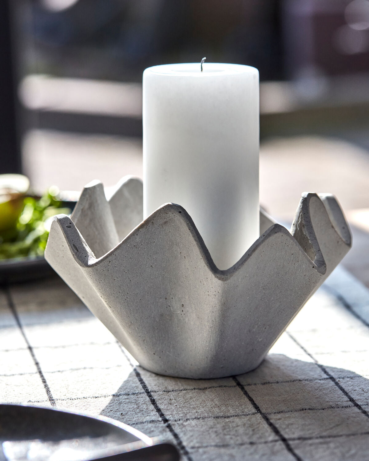 Teelichthalter, HDVaso, Grau in Grau präsentiert im Onlineshop von KAQTU Design AG. Kerzenständer ist von House Doctor