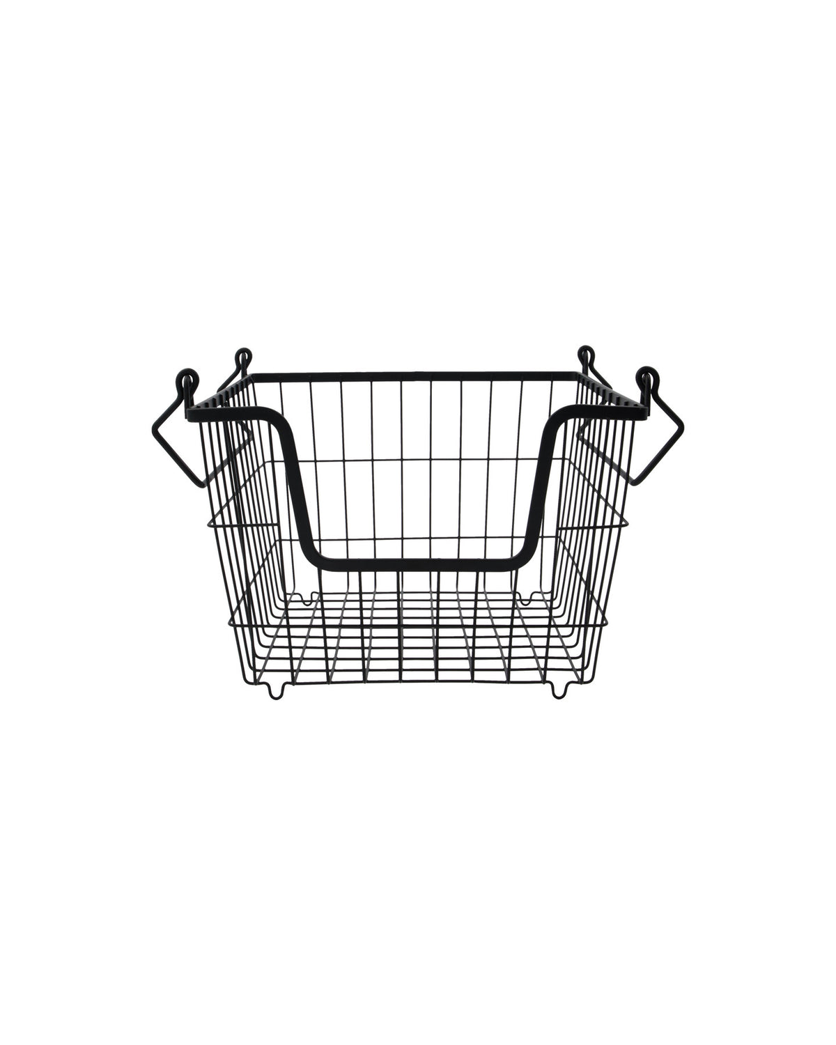 Korb, HDTaw, Mattschwarz in Mattschwarz präsentiert im Onlineshop von KAQTU Design AG. Aufbewahrungsbehälter ist von House Doctor