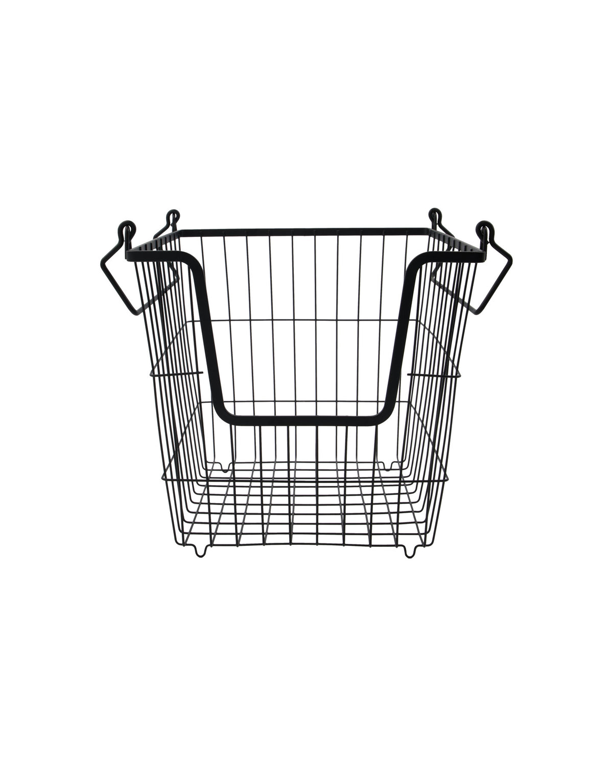 Korb, HDTaw, Mattschwarz in Mattschwarz präsentiert im Onlineshop von KAQTU Design AG. Aufbewahrungsbehälter ist von House Doctor
