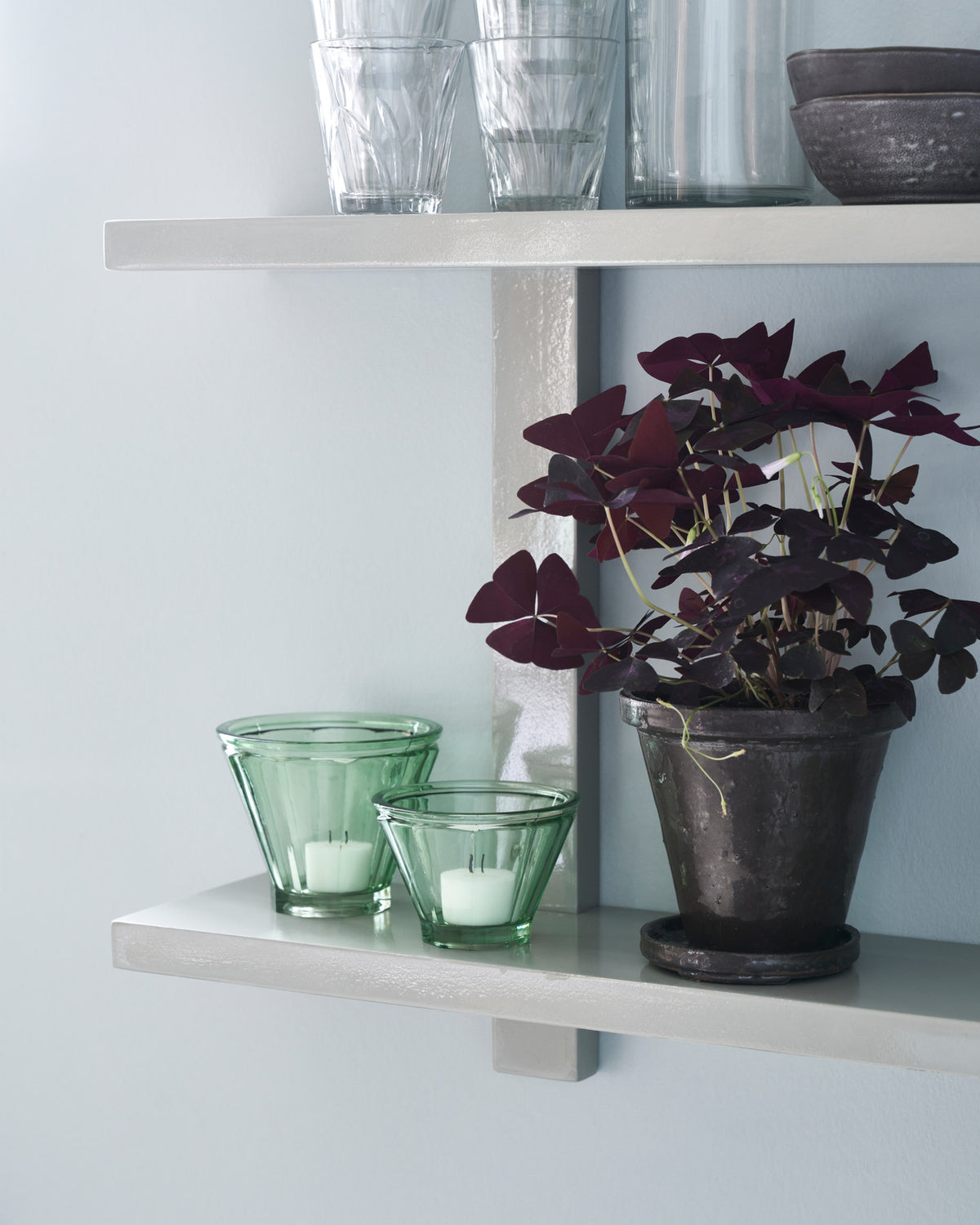 Teelichthalter, HDFren, Grün in Grün präsentiert im Onlineshop von KAQTU Design AG. Kerzenständer ist von House Doctor
