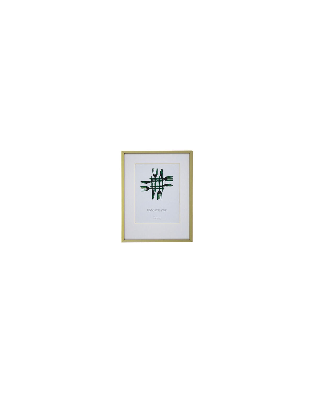 Wandobjekt, HDDinner, Grün in Grün präsentiert im Onlineshop von KAQTU Design AG. Bild ist von House Doctor