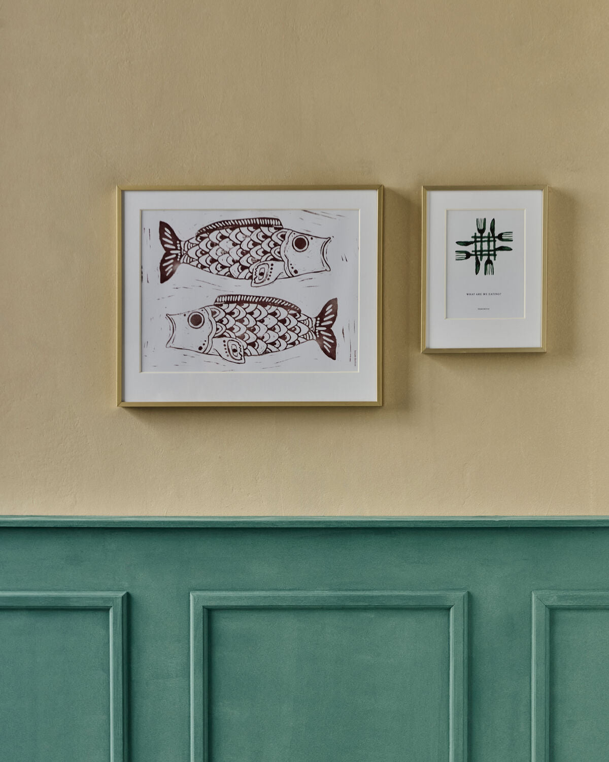 Wandobjekt, HDDinner, Grün in Grün präsentiert im Onlineshop von KAQTU Design AG. Bild ist von House Doctor