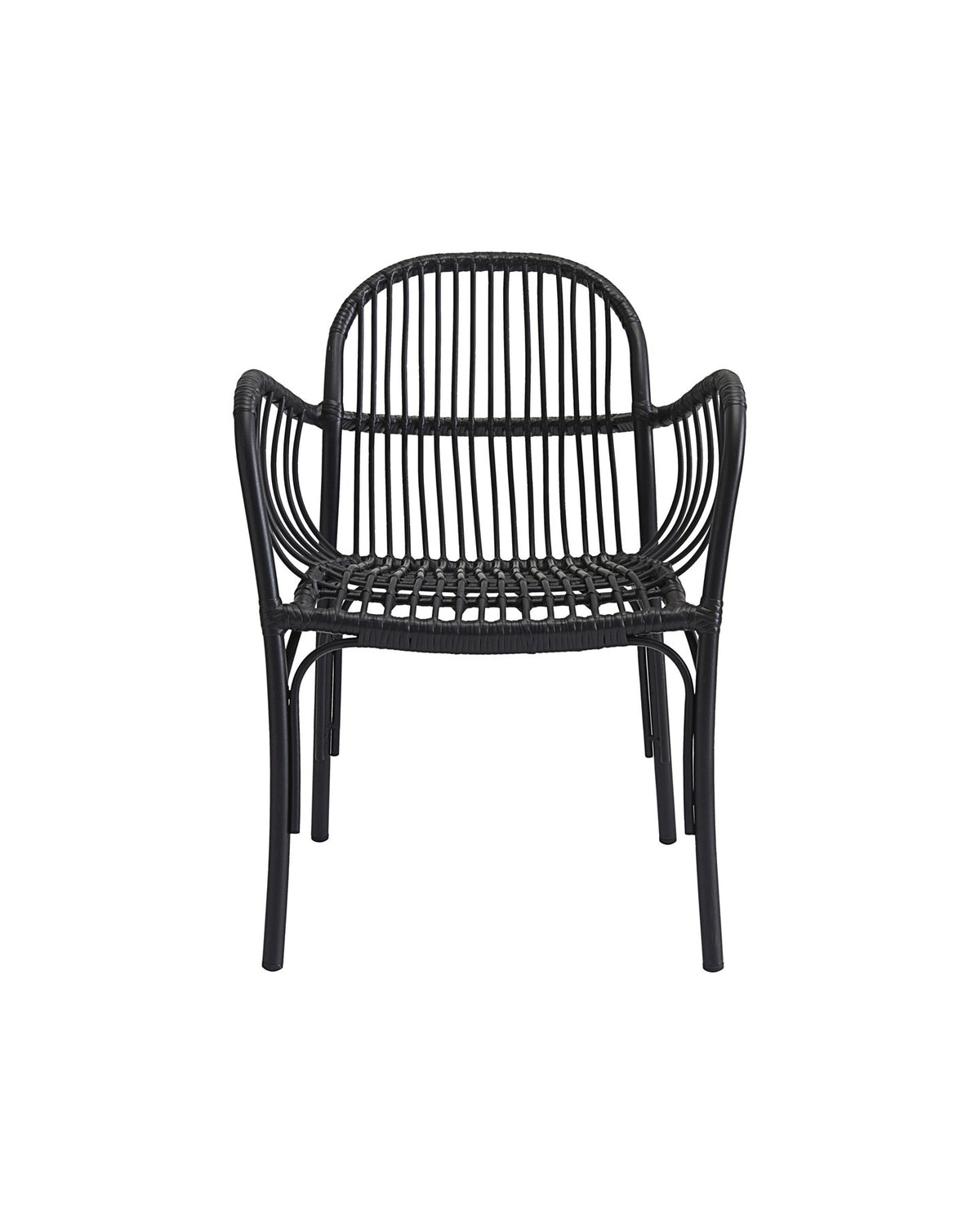 Stuhl, Brea in Schwarz präsentiert im Onlineshop von KAQTU Design AG. Gartenstuhl mit Armlehnen ist von House Doctor;Stuhl, Brea in Schwarz präsentiert im Onlineshop von KAQTU Design AG. Gartenstuhl mit Armlehnen ist von House Doctor