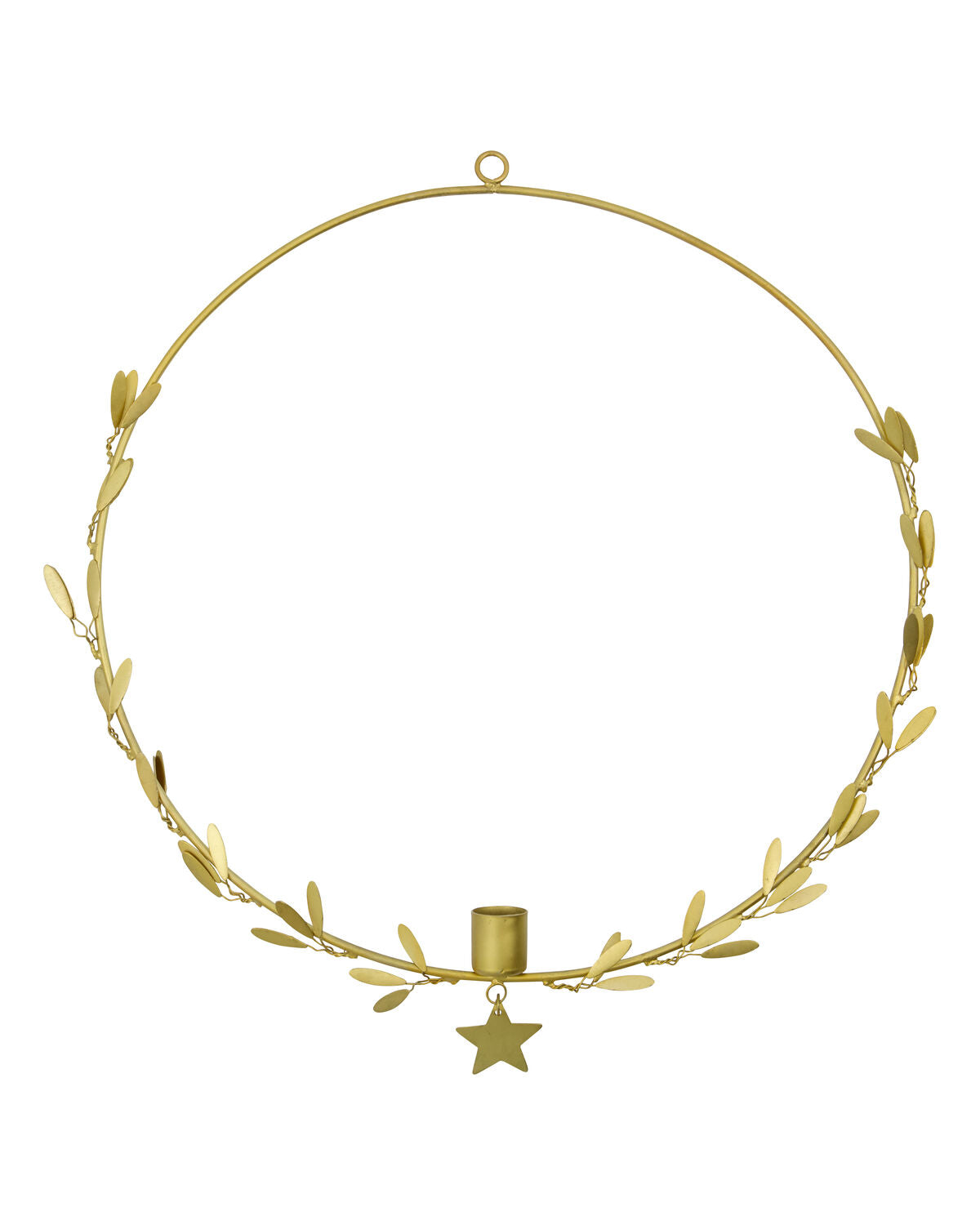 Kerzenständer, HDMistel, Messing-finish in Messing-finish präsentiert im Onlineshop von KAQTU Design AG. Kerzenständer ist von House Doctor