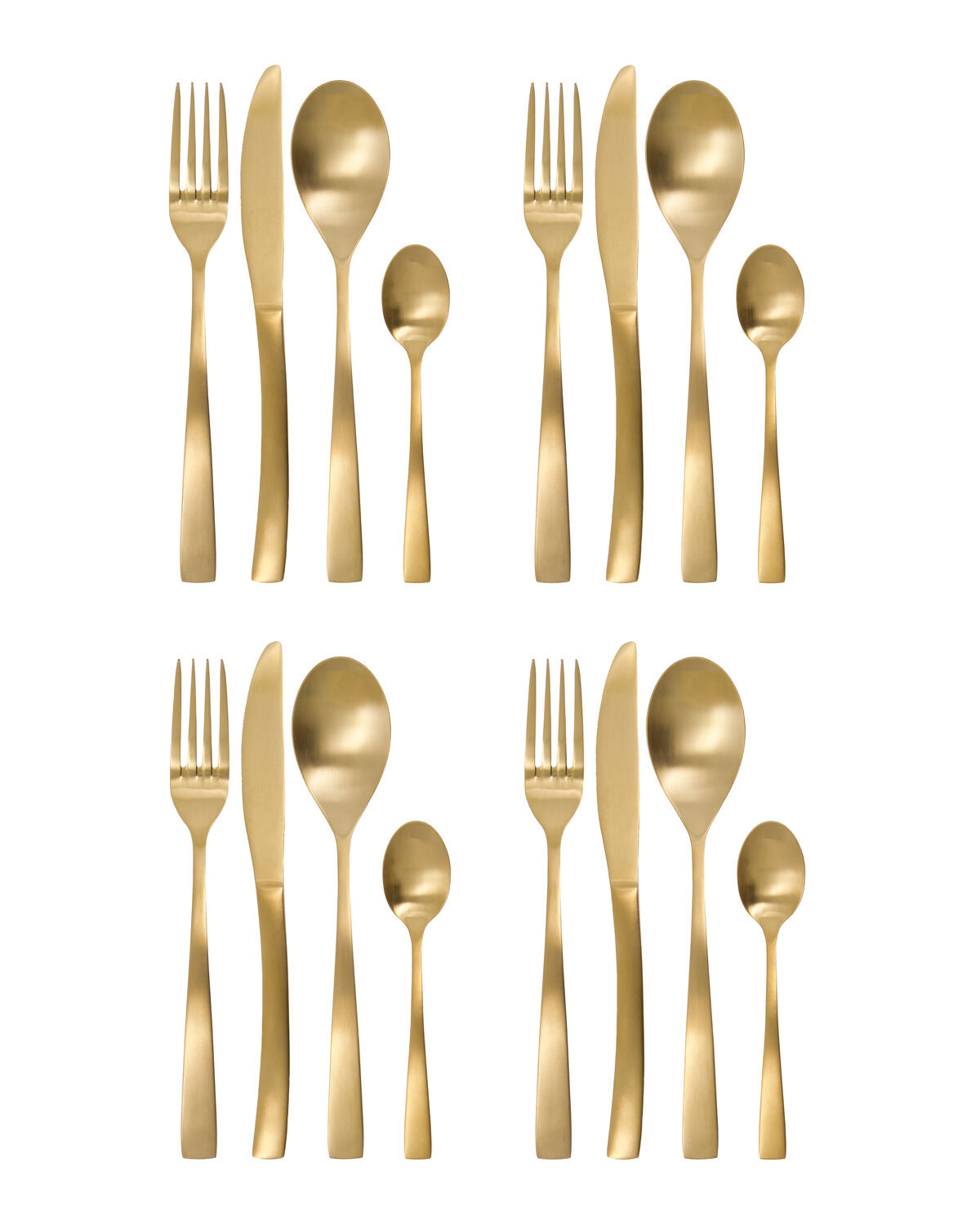 Besteckset, HDGolden, Gold in Gold präsentiert im Onlineshop von KAQTU Design AG. Besteck ist von House Doctor