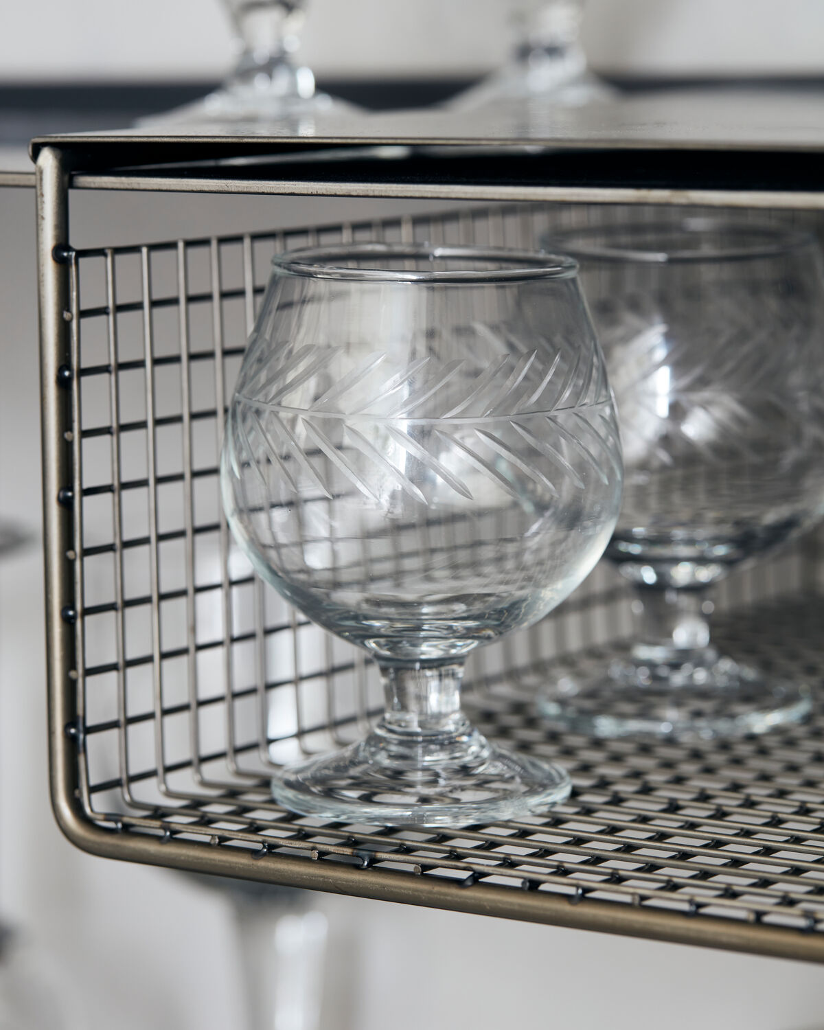 Cognacglas, Crys in Klar präsentiert im Onlineshop von KAQTU Design AG. Glas ist von House Doctor