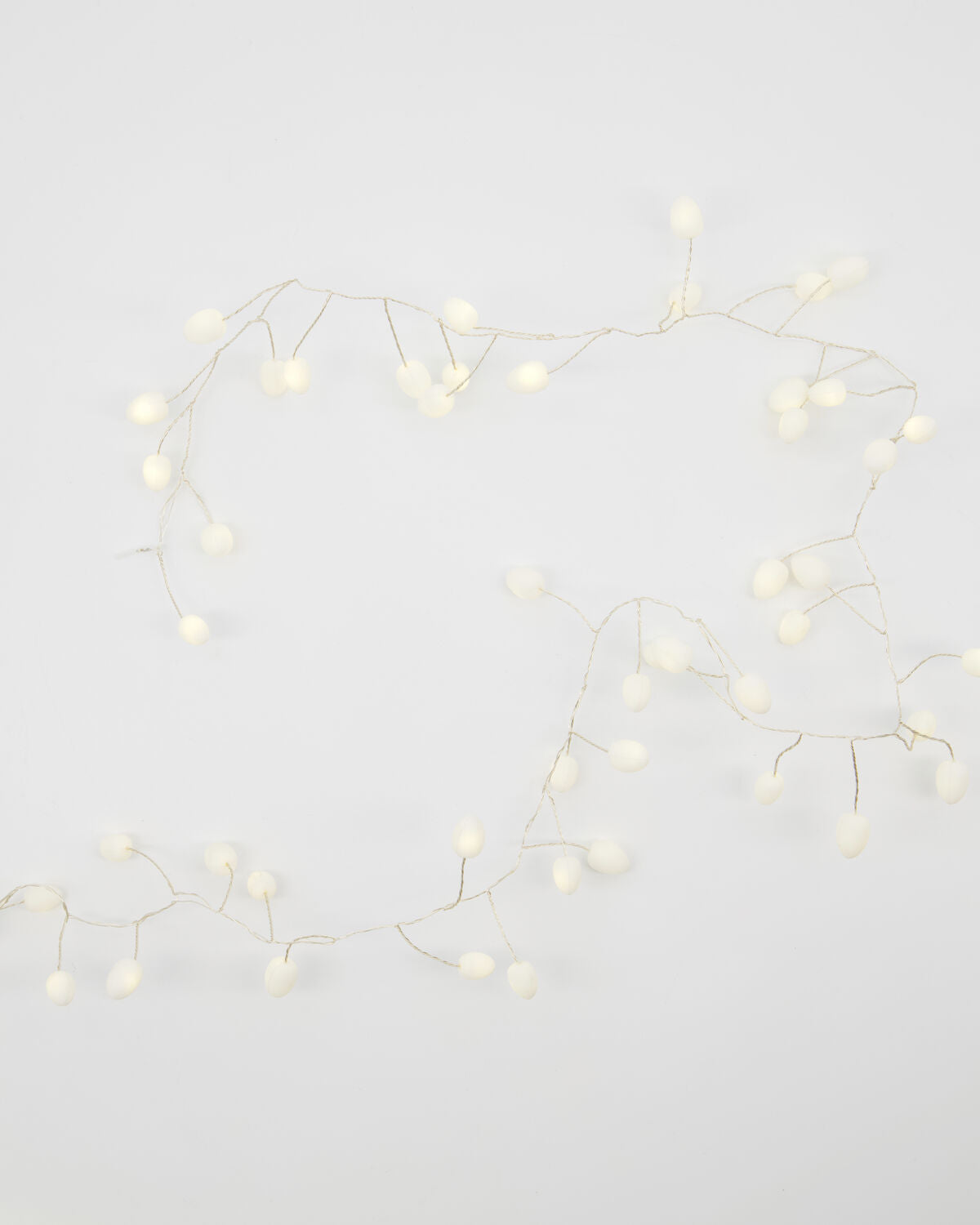 Lichterkette, HDCher, Weiß;Silber in Weiß, Silber präsentiert im Onlineshop von KAQTU Design AG. Weihnachtszubehör ist von House Doctor