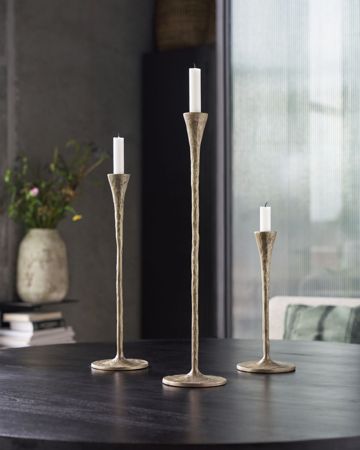 Kerzenständer, HDStada, Antikes Messing in Antikes Messing präsentiert im Onlineshop von KAQTU Design AG. Kerzenständer ist von House Doctor