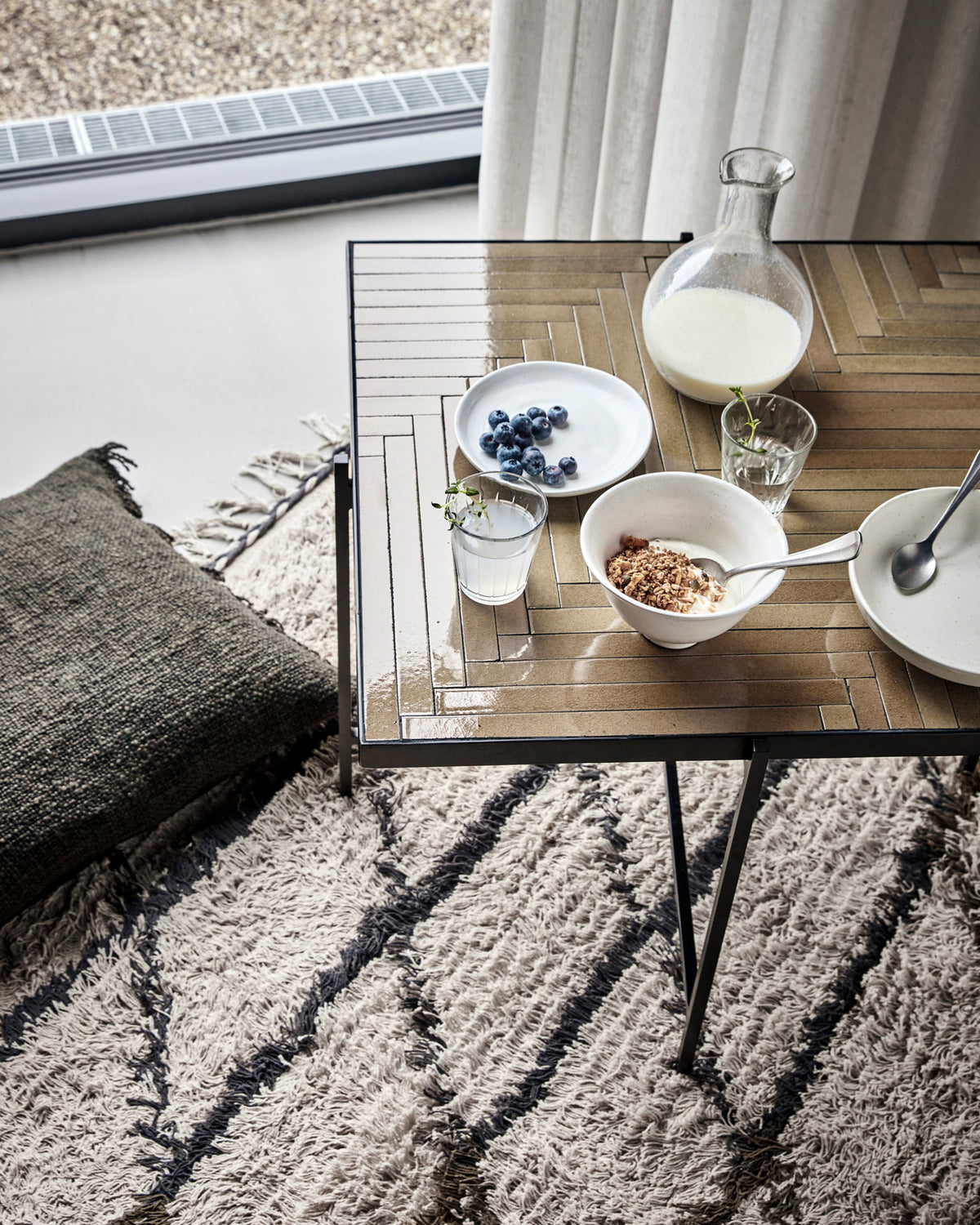 Couchtisch, HDGrade, Beige in Beige präsentiert im Onlineshop von KAQTU Design AG. Beistelltisch ist von House Doctor