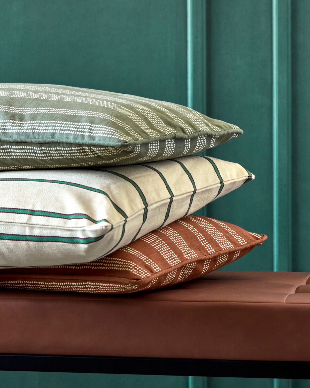 Kissenbezug, HDDotti, Grün in Grün präsentiert im Onlineshop von KAQTU Design AG. Deko Kissenbezug ist von House Doctor