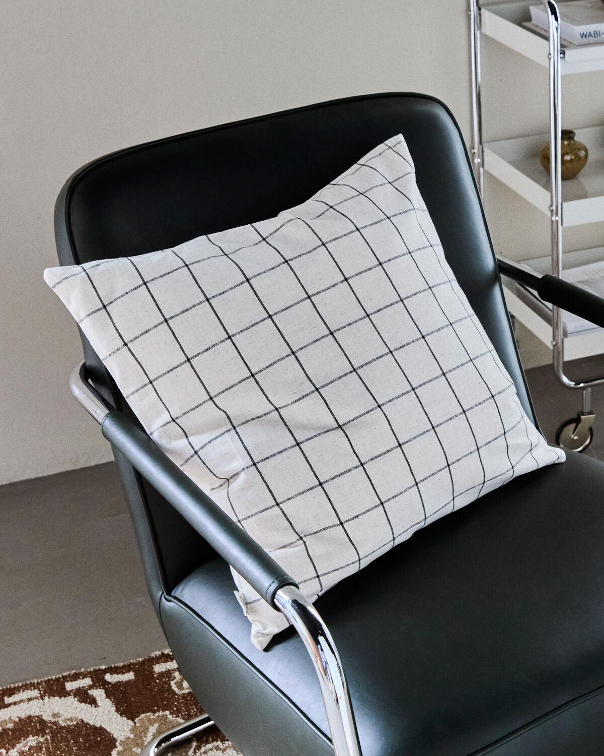 Kissenbezug, HDJoin, Off-White;Schwarz in Off-White, Schwarz präsentiert im Onlineshop von KAQTU Design AG. Deko Kissenbezug ist von House Doctor