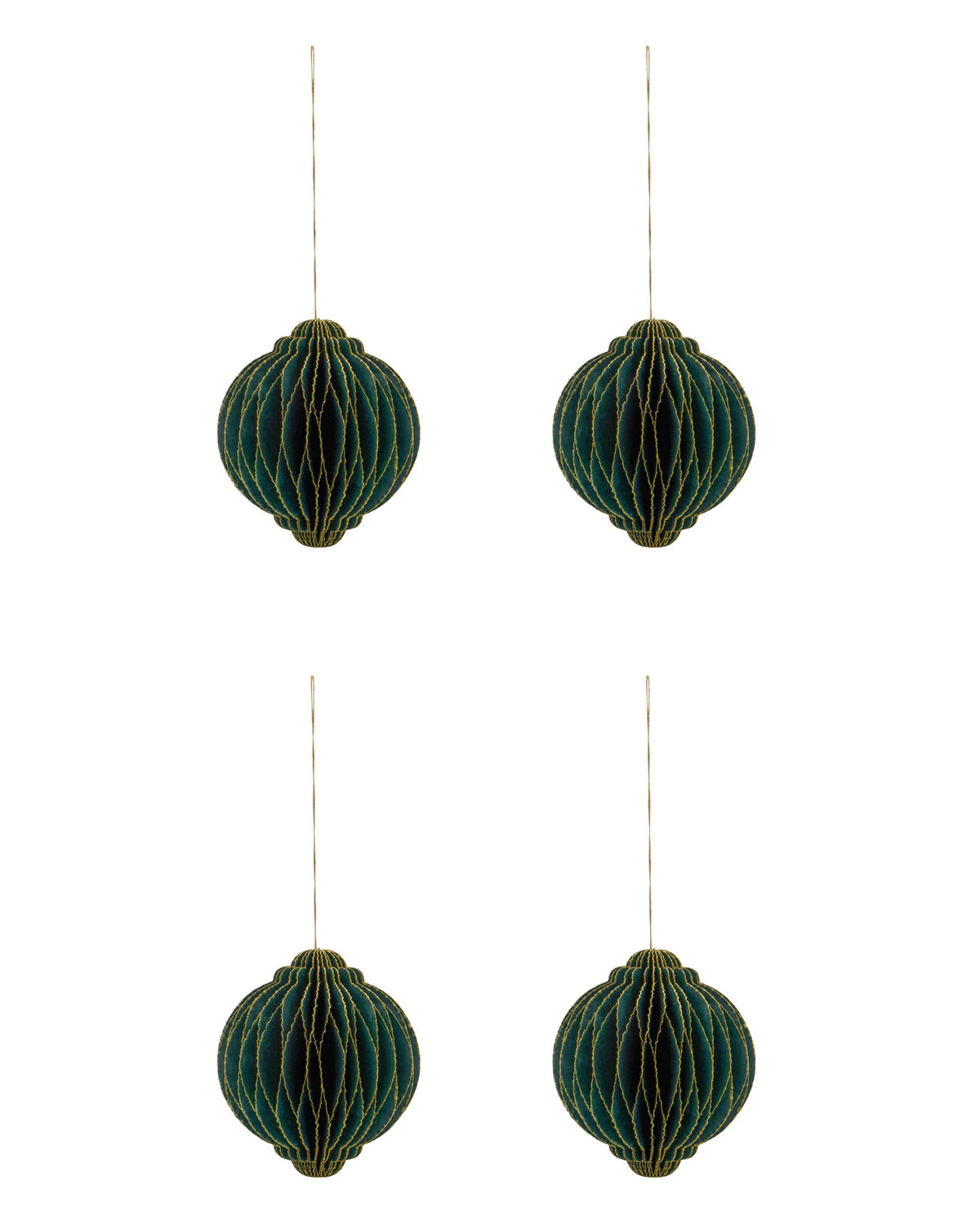 Ornamente, HDAlsta, Grün in Grün präsentiert im Onlineshop von KAQTU Design AG. Weihnachtszubehör ist von House Doctor