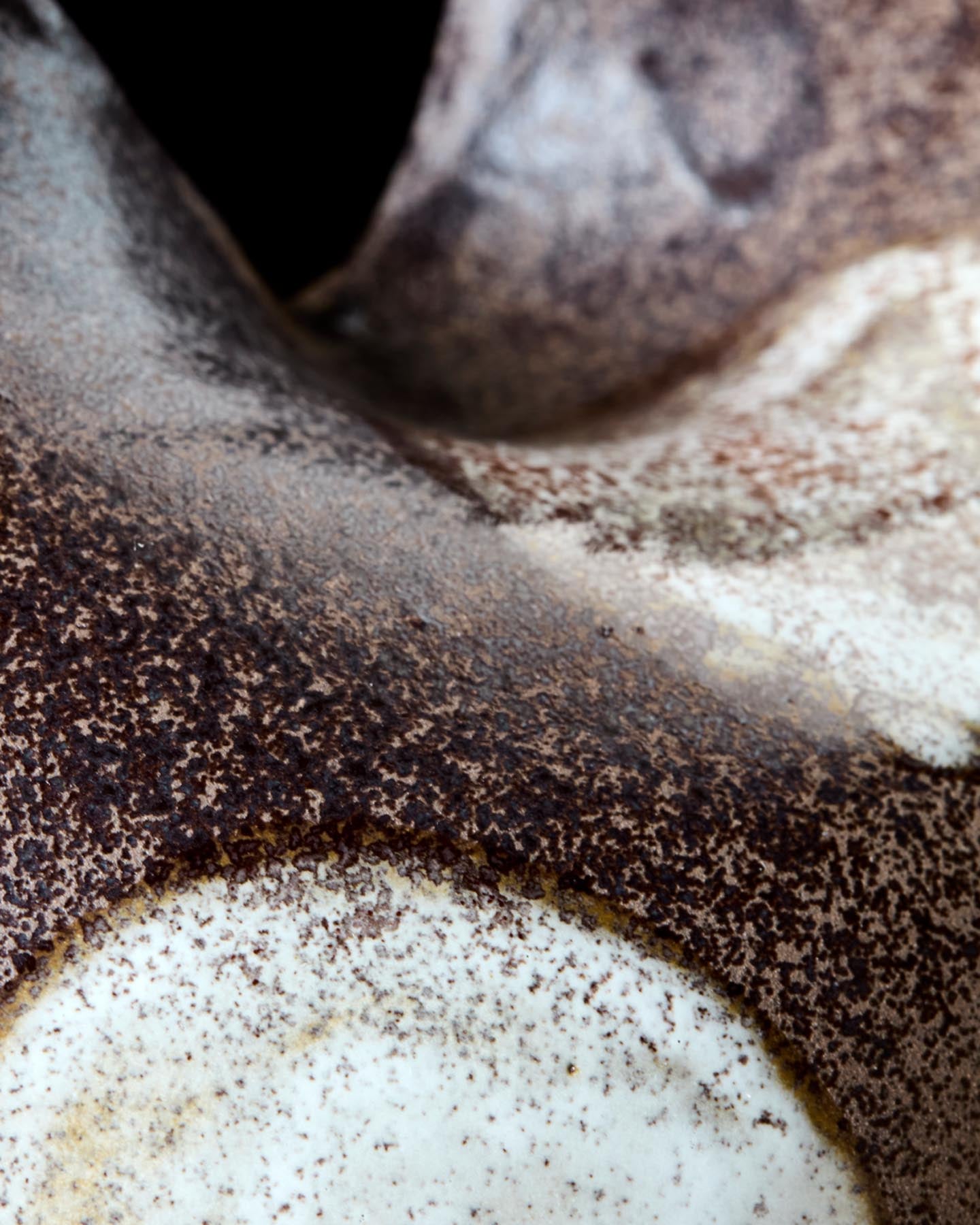 Entdecken Sie die handgefertigte HDExpo Vase von House Doctor in warmem Braun und Off-White. Ein einzigartiges Kunstwerk für stilvolle Akzente in Ihrem Zuhause.