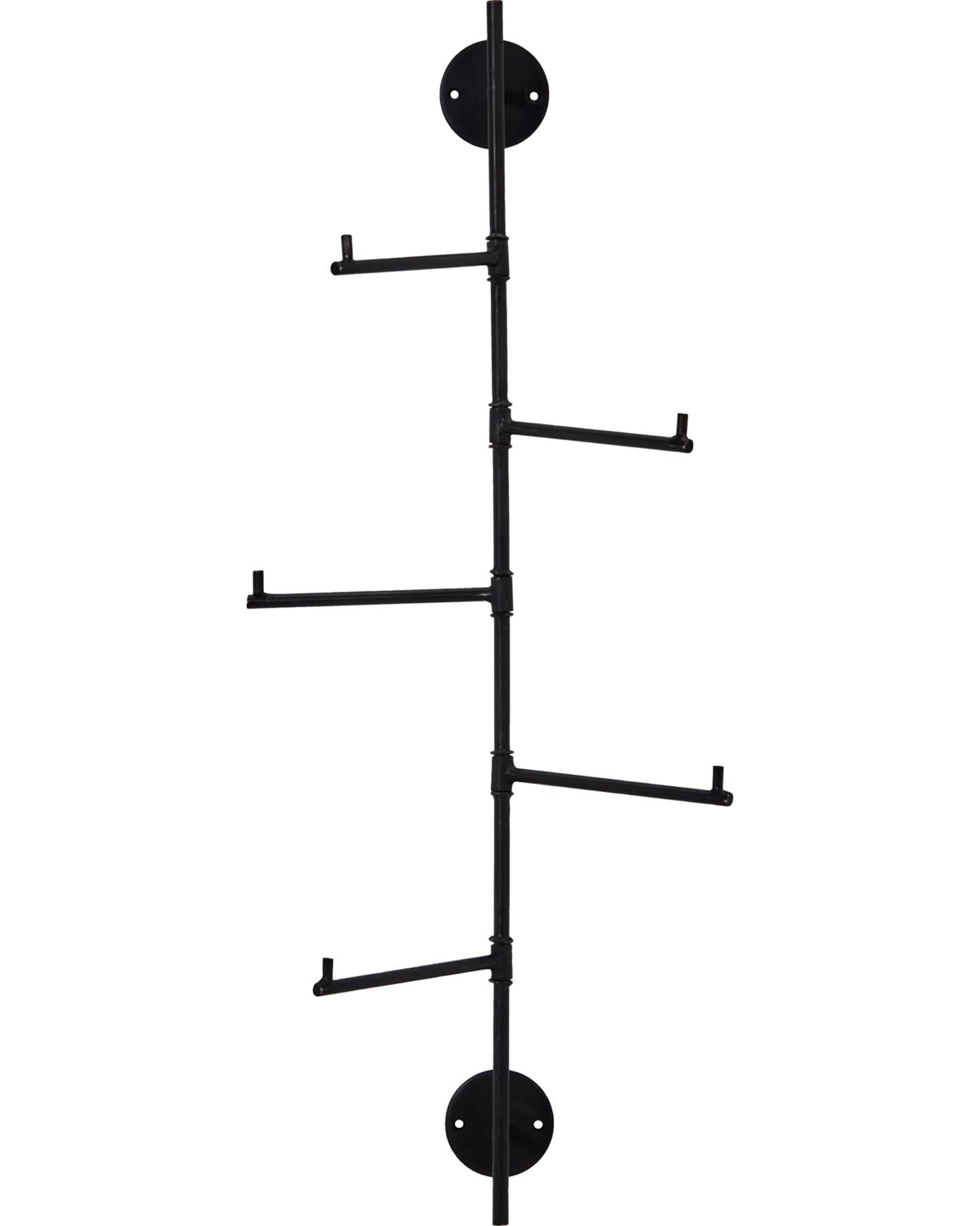 Hakenleiste, HDFlex, Schwarz in Schwarz präsentiert im Onlineshop von KAQTU Design AG. Kleiderhaken ist von House Doctor