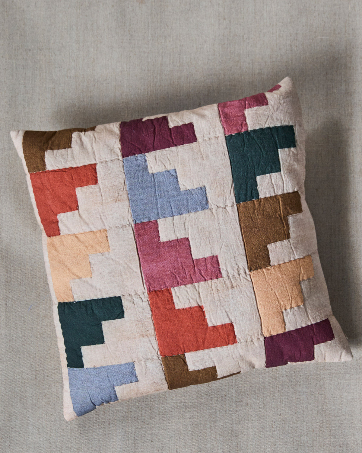 Kissenbezug, HDBlock, Bunt in Bunt präsentiert im Onlineshop von KAQTU Design AG. Deko Kissenbezug ist von House Doctor