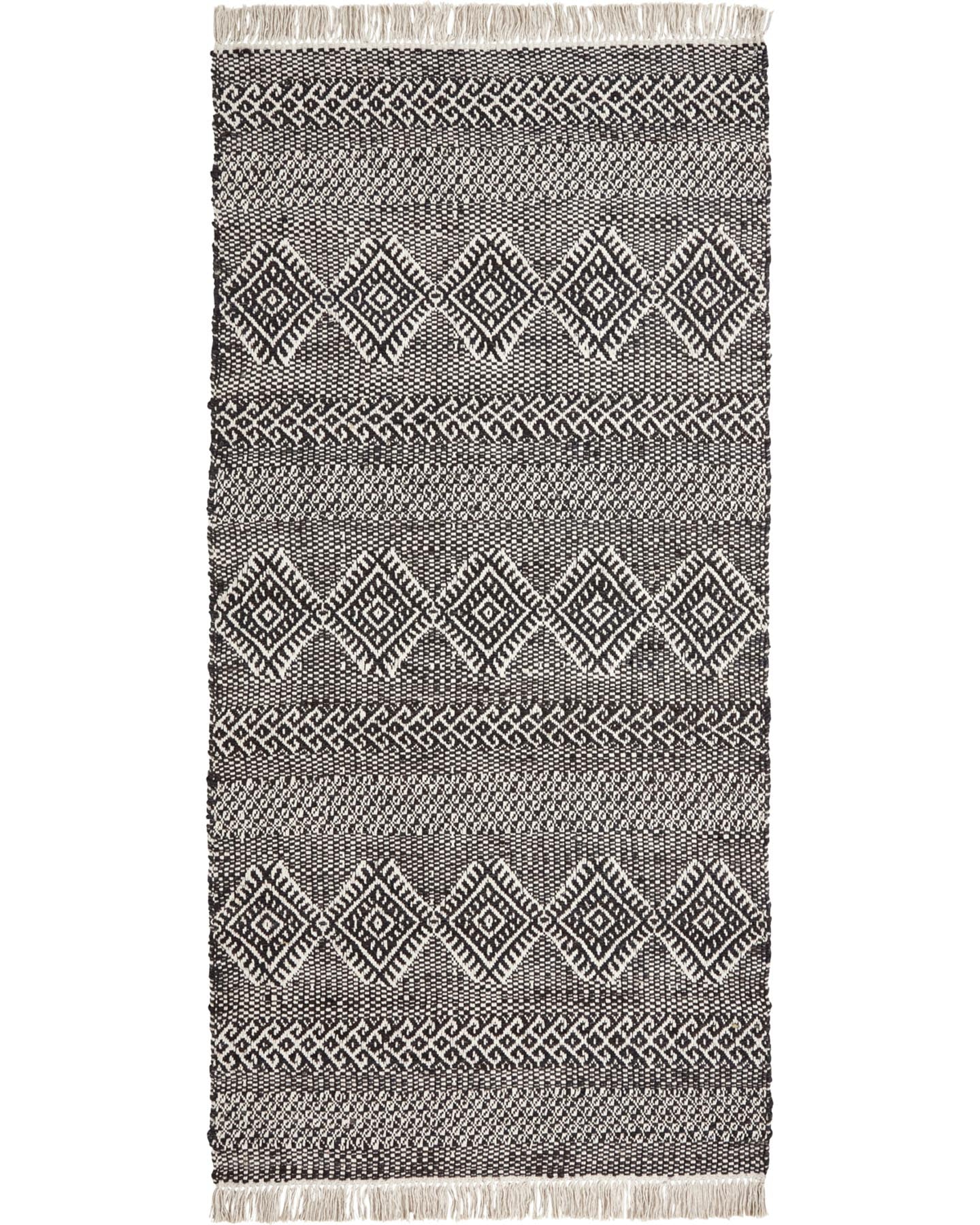 Teppich, HDEthnic, Schwarz;Natur in Schwarz, Natur präsentiert im Onlineshop von KAQTU Design AG. Teppich ist von House Doctor