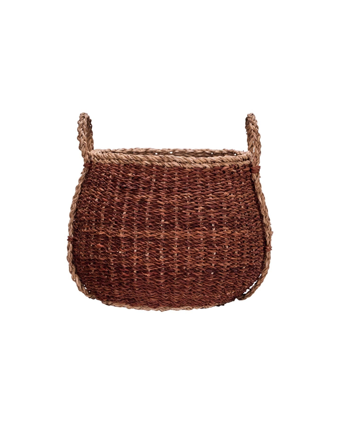 Verleihen Sie Ihrem Zuhause mit den braunen HDRangi Aufbewahrungskörben von House Doctor einen Hauch von Eleganz und Ordnung. Handgeflochten aus Seegras, ideal für vielseitige Nutzung!