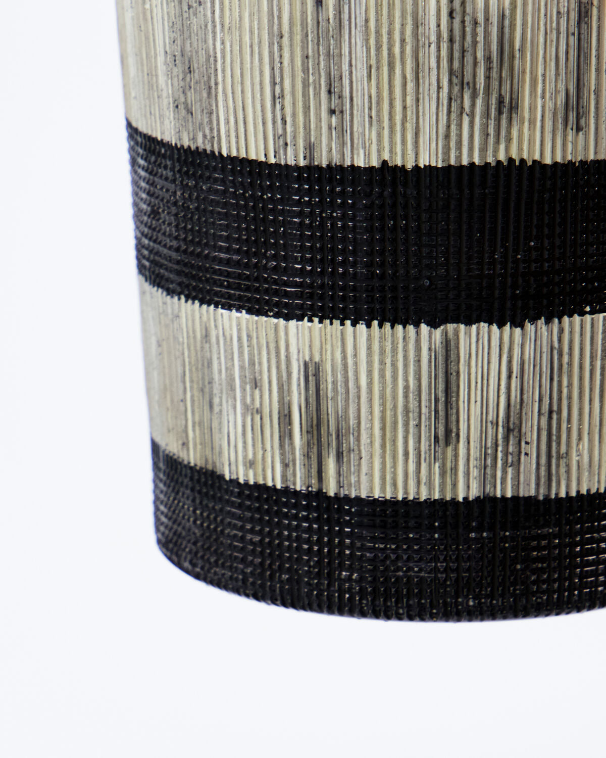 Teelichthalter, HDStripe, Schwarz;Off-White in Schwarz, Off-White präsentiert im Onlineshop von KAQTU Design AG. Kerzenständer ist von House Doctor