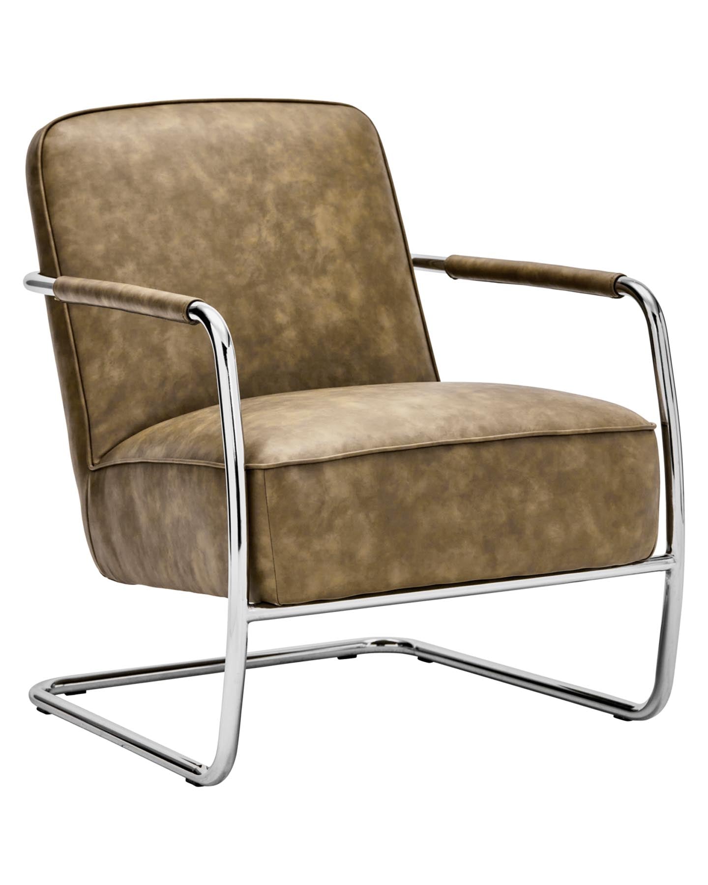 Erleben Sie den Lounge-Sessel HDComma in Khaki von House Doctor – ein elegantes Möbelstück, das höchsten Sitzkomfort und modernes Design perfekt kombiniert.