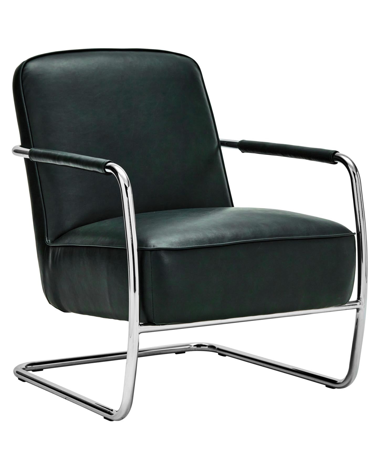 Genießen Sie den HDComma Lounge-Sessel in Dunkelgrün von House Doctor. Modernes Design und exzellenter Komfort für entspannte Stunden in Ihrem Zuhause.