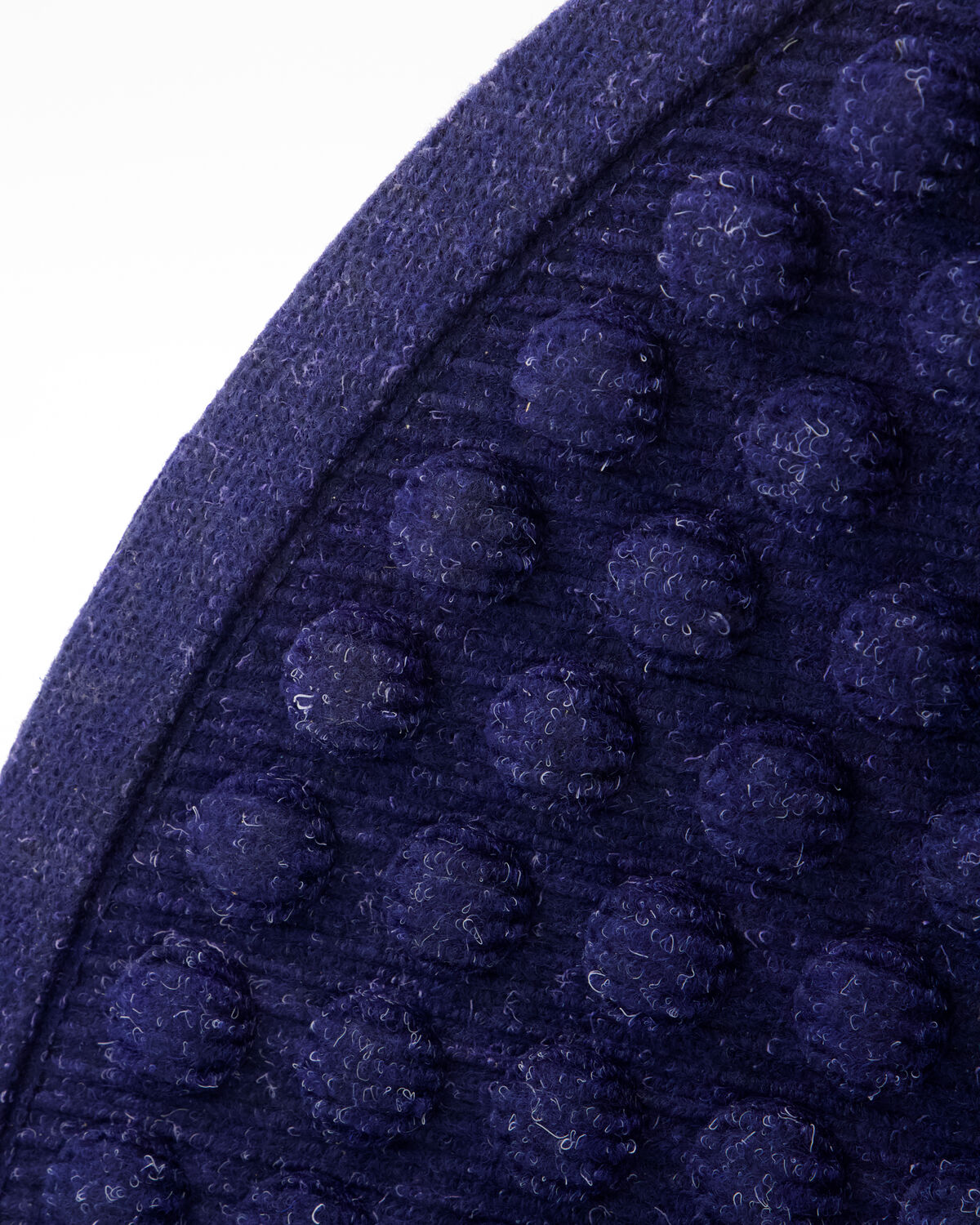 Halbmondförmige Fußmatte in einem ansprechenden Blauton von House Doctor, perfekt für den Eingangsbereich und funktional zugleich.