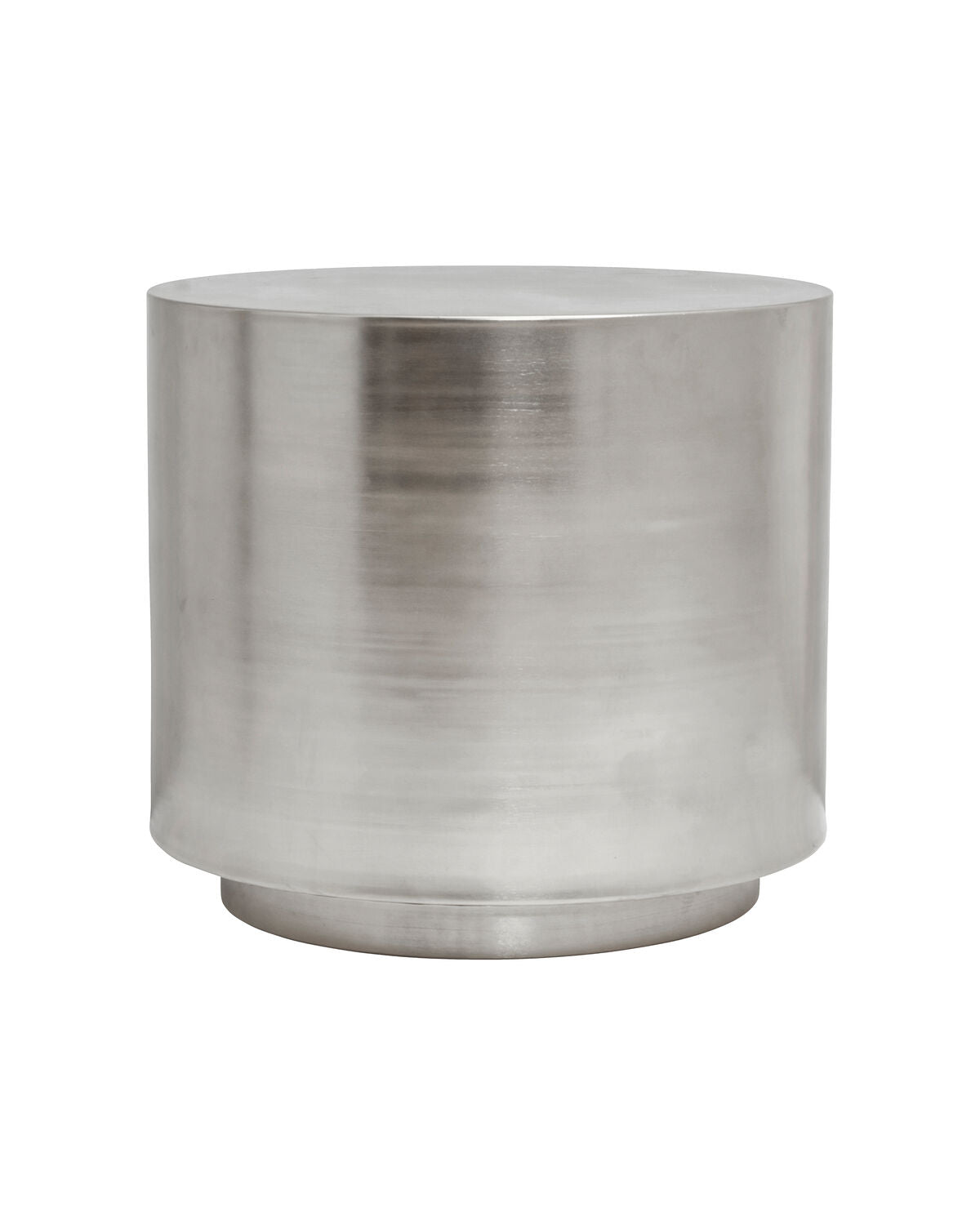 Beistelltisch, HDStep, Gebürstetes Silber-Finish in Brushed silver finish präsentiert im Onlineshop von KAQTU Design AG. Beistelltisch ist von House Doctor