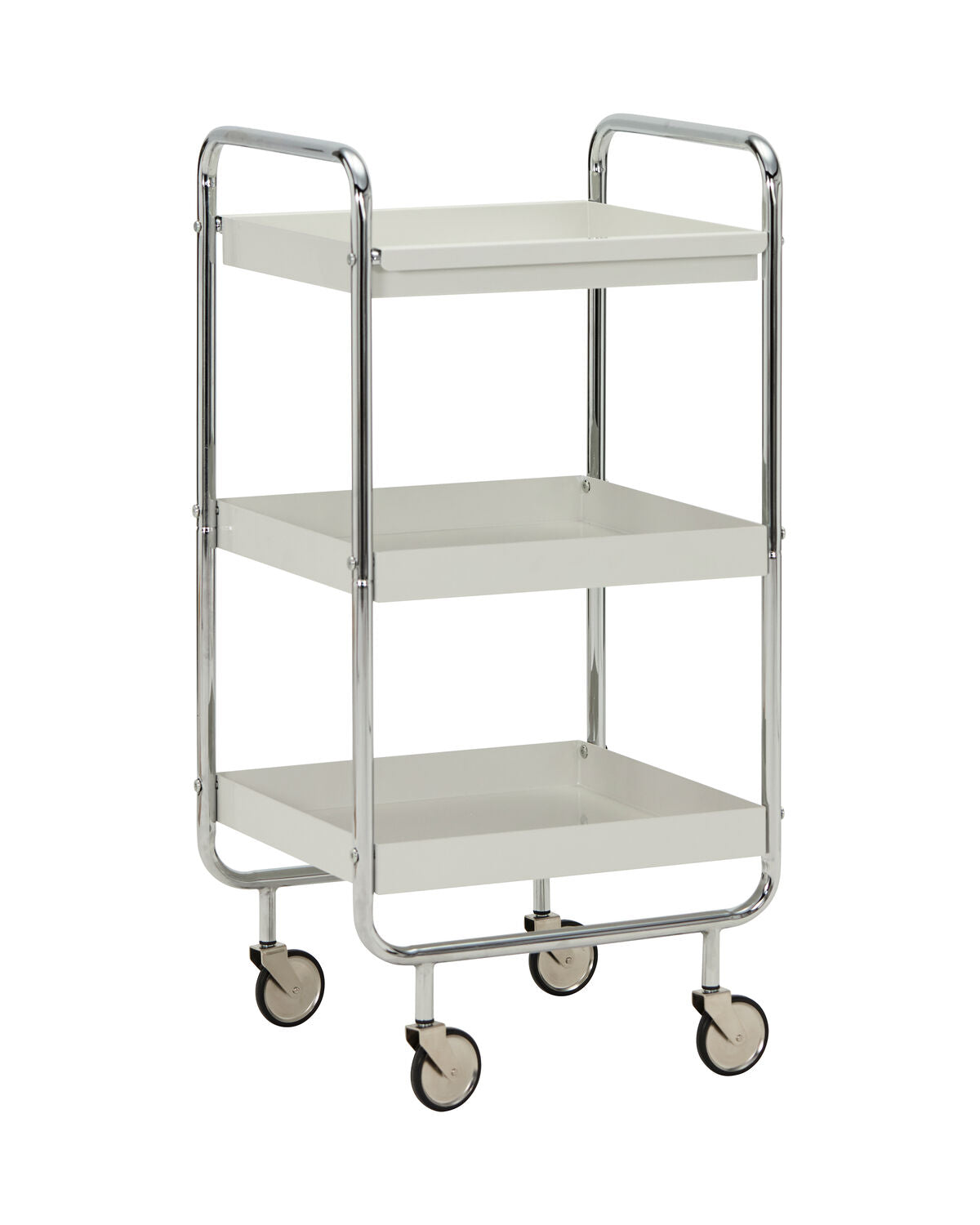 Trolley, HDRoll, Off-White, Crome in Off-white präsentiert im Onlineshop von KAQTU Design AG. Servierwagen ist von House Doctor