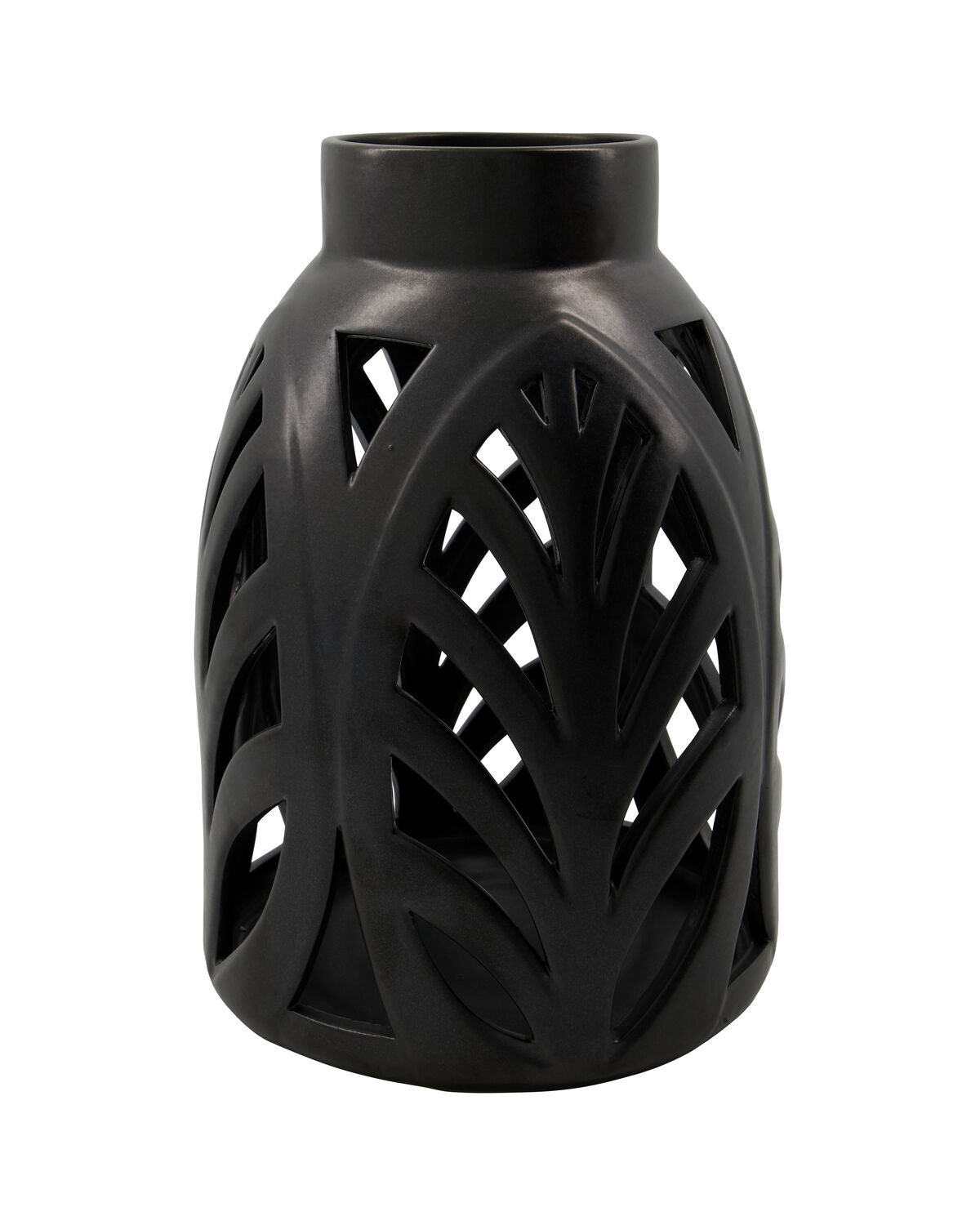 Elegante schwarze Laterne aus HDElm von House Doctor, ideal für stimmungsvolle Beleuchtung und dekorative Akzente in Ihrem Zuhause.