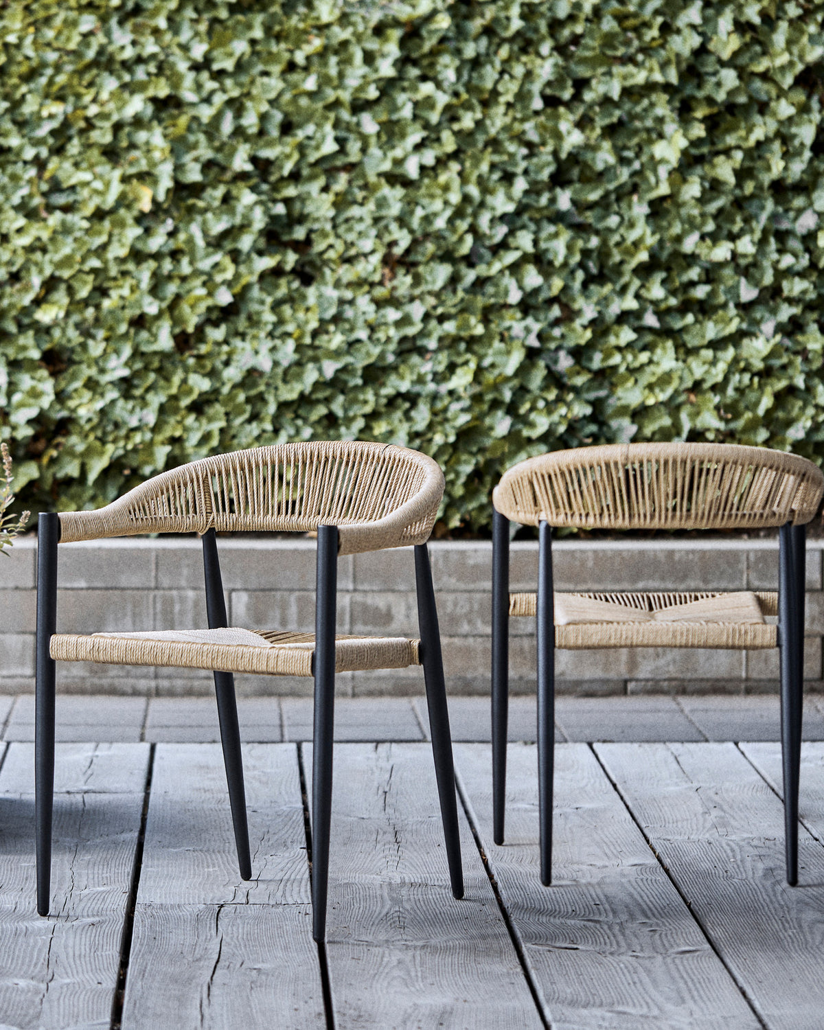 Stuhl, HDCoon, Natur, Schwarz in Nature präsentiert im Onlineshop von KAQTU Design AG. Gartenstuhl ist von House Doctor